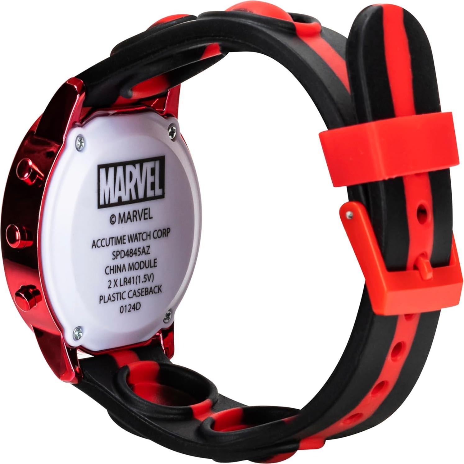 Reloj Digital LCD Accutime Spiderman para Niños con LED
