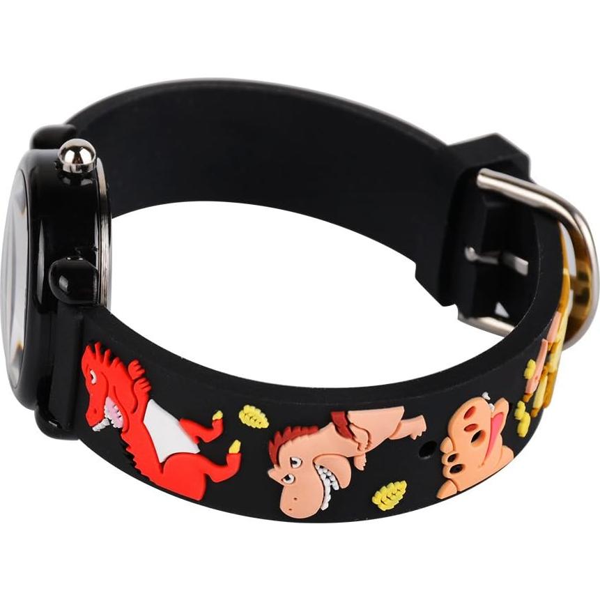 Reloj Venhoo para Niños 3D Dinosaurio Impermeable Silicona