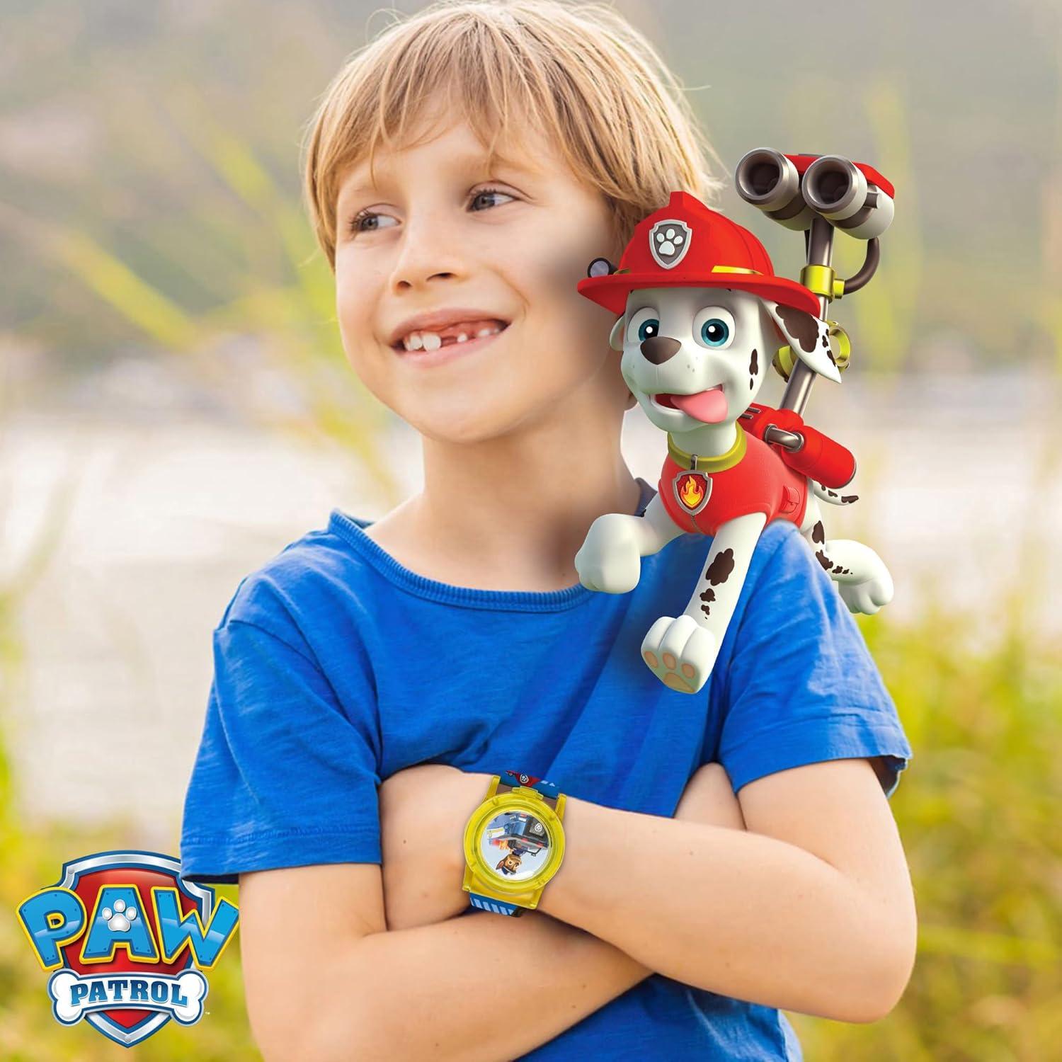 Reloj LCD Paw Patrol Nickelodeon para Niños con Luz - 14 a 20 cm