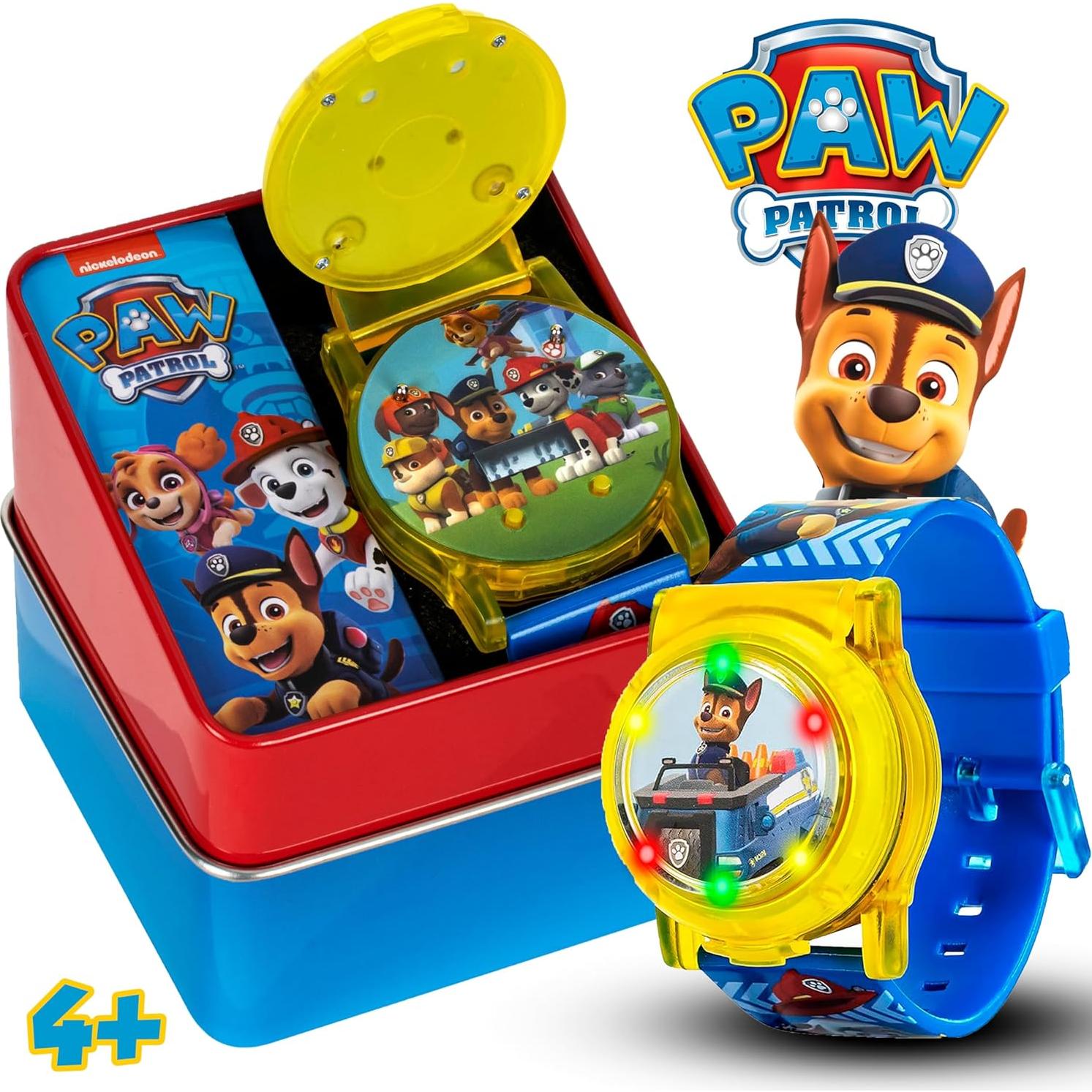 Reloj LCD Paw Patrol Nickelodeon para Niños con Luz - 14 a 20 cm