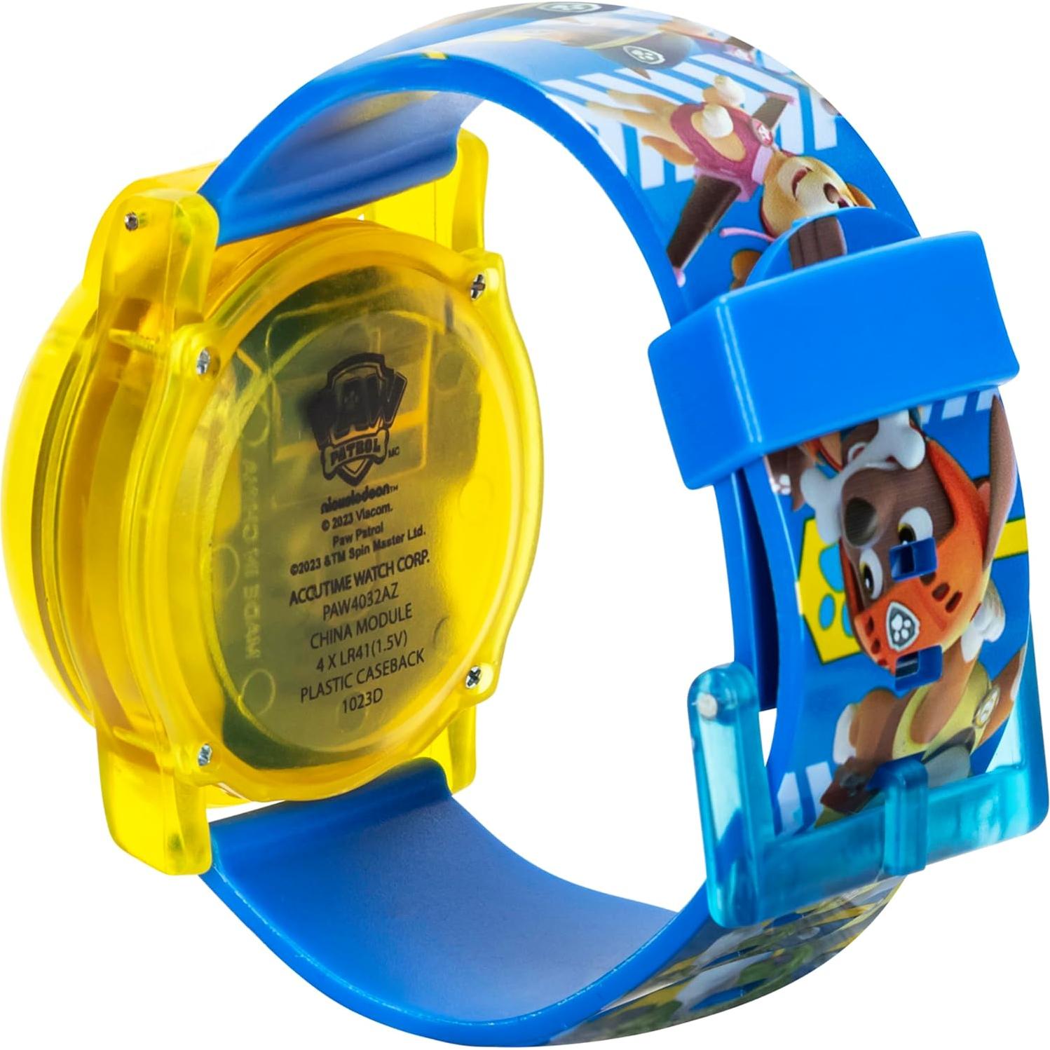 Reloj LCD Paw Patrol Nickelodeon para Niños con Luz - 14 a 20 cm