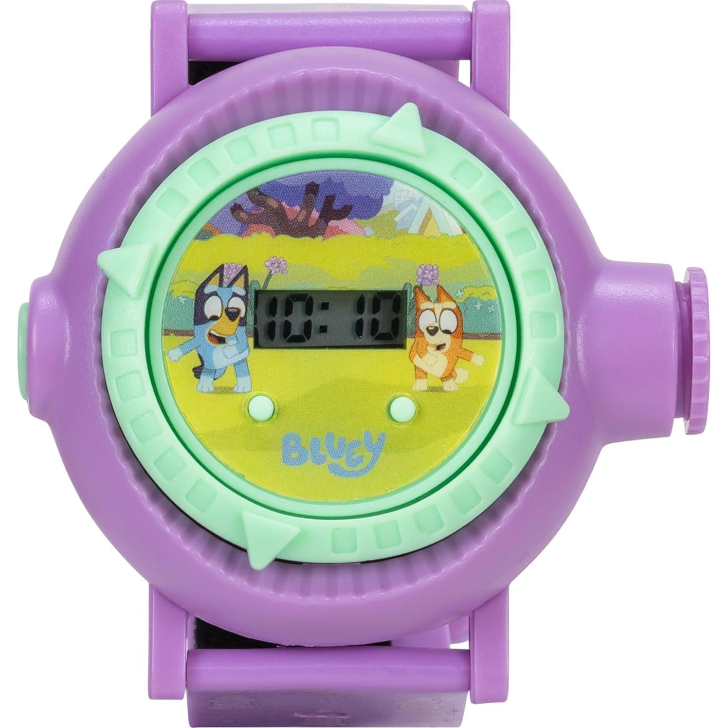 Reloj Proyector Kids Bluey con Pantalla LCD y 10 Imágenes