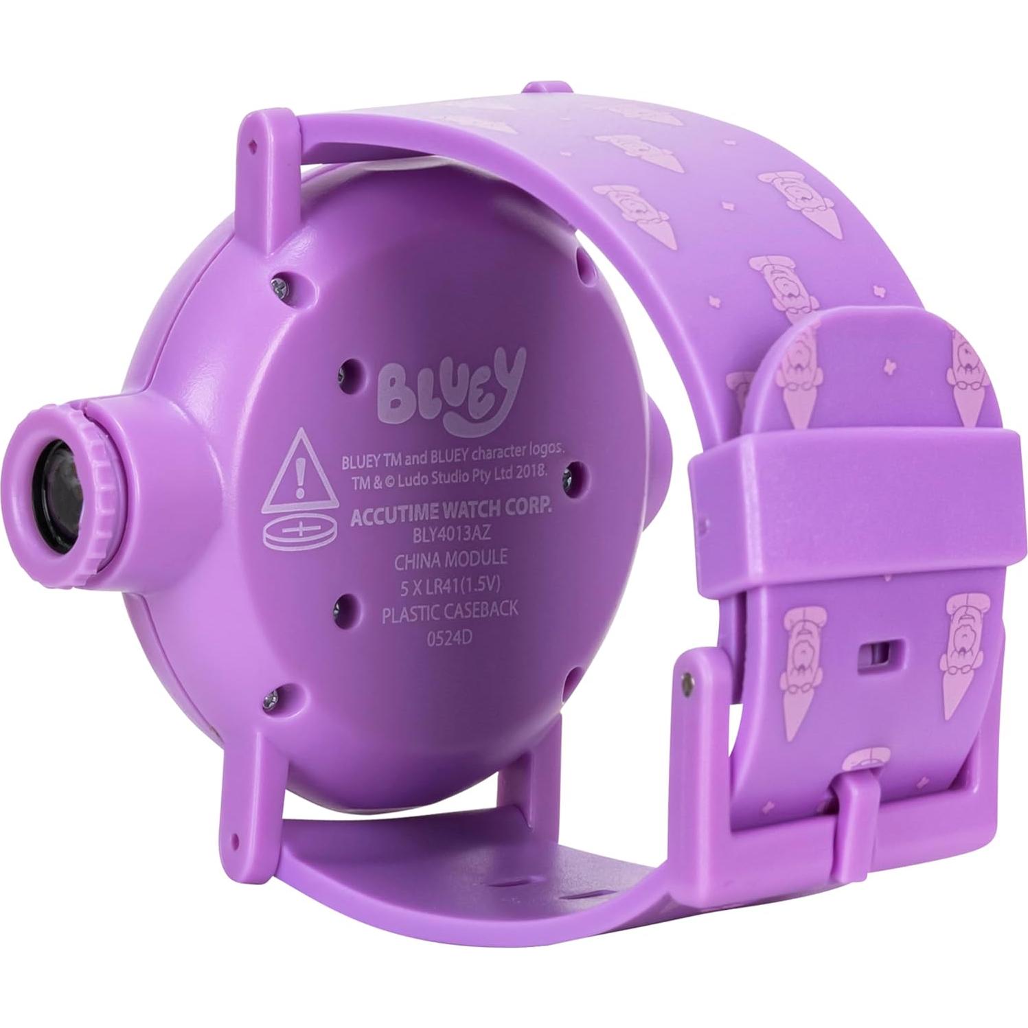 Reloj Proyector Kids Bluey con Pantalla LCD y 10 Imágenes