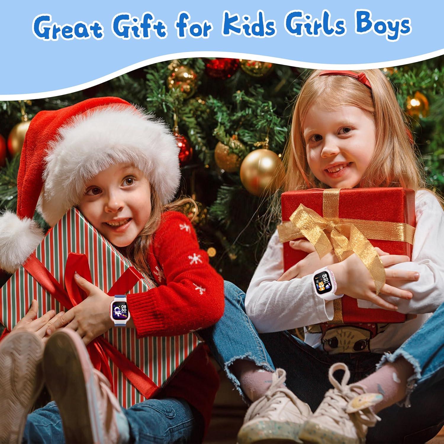 Reloj Inteligente ZOSKVEE para Niños Azul IP68 1.4" Fitness