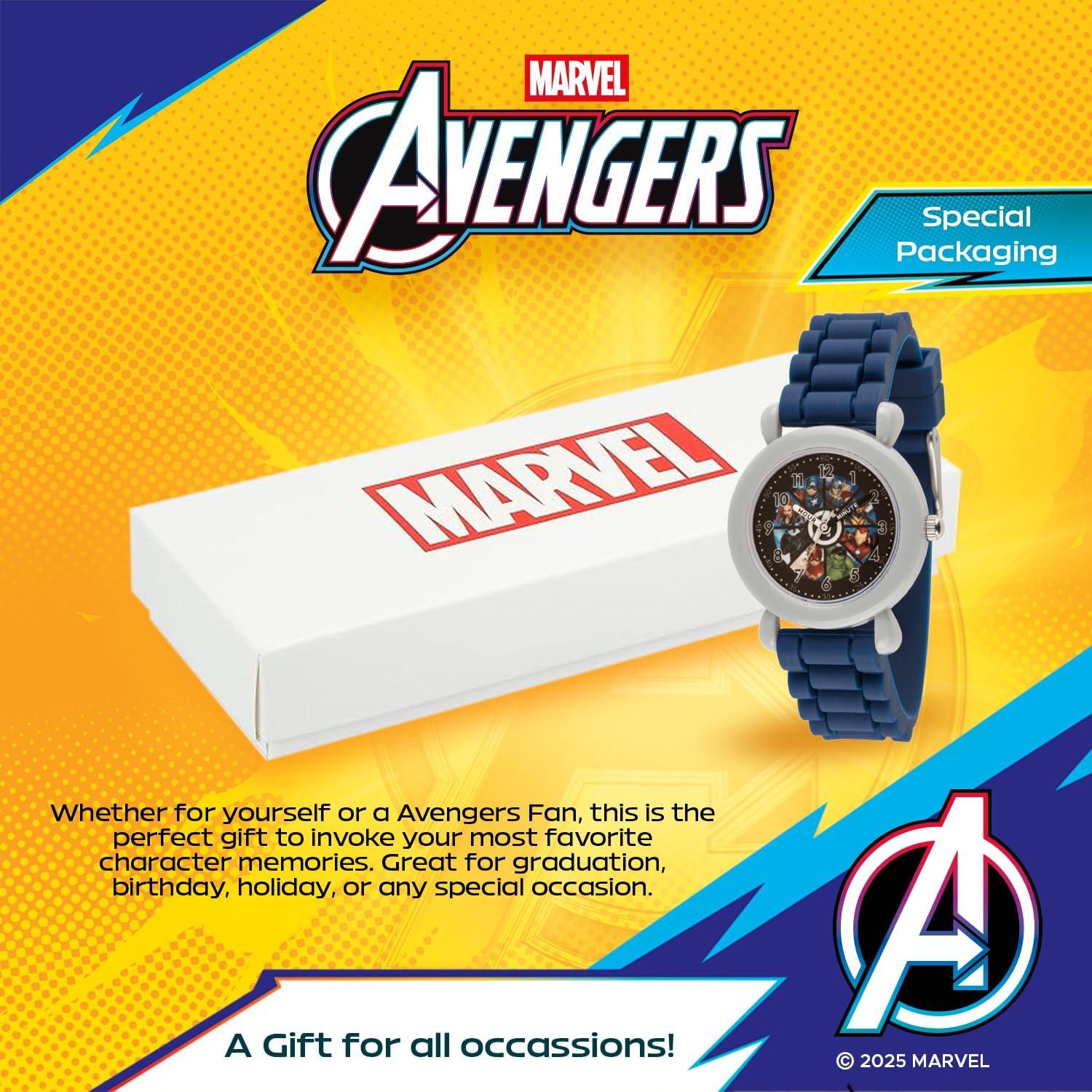 Reloj Analógico de Cuarzo para Niños Marvel 32mm Azul