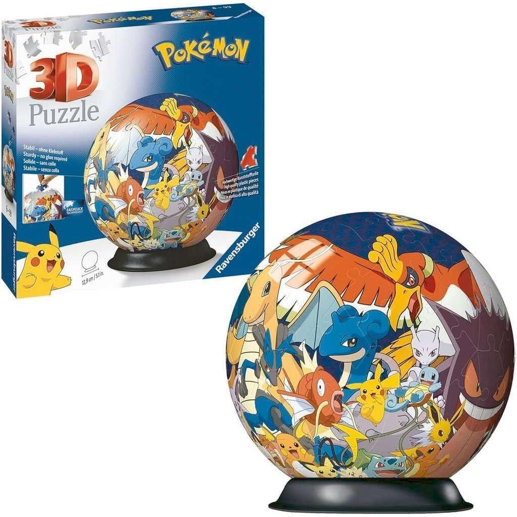 Rompecabezas 3D Ravensburger Pokémon Bola 72 Piezas 13 cm