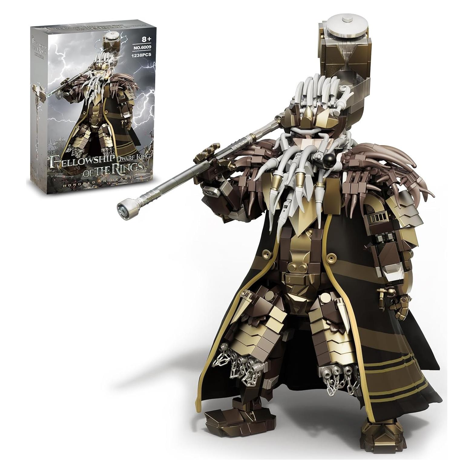 Juego de Bloques de Construcción Rey Enano Mech 1238 Piezas