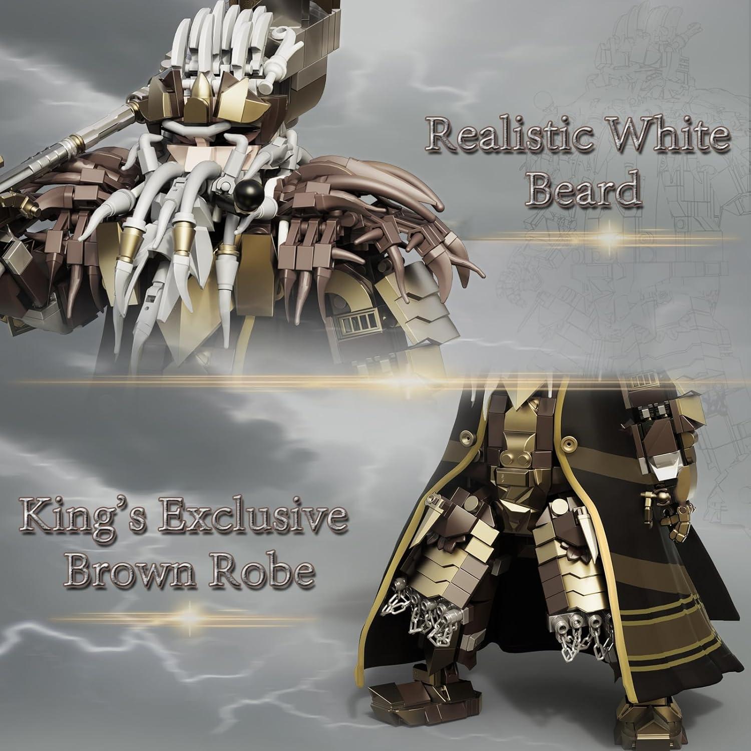 Juego de Bloques de Construcción Rey Enano Mech 1238 Piezas