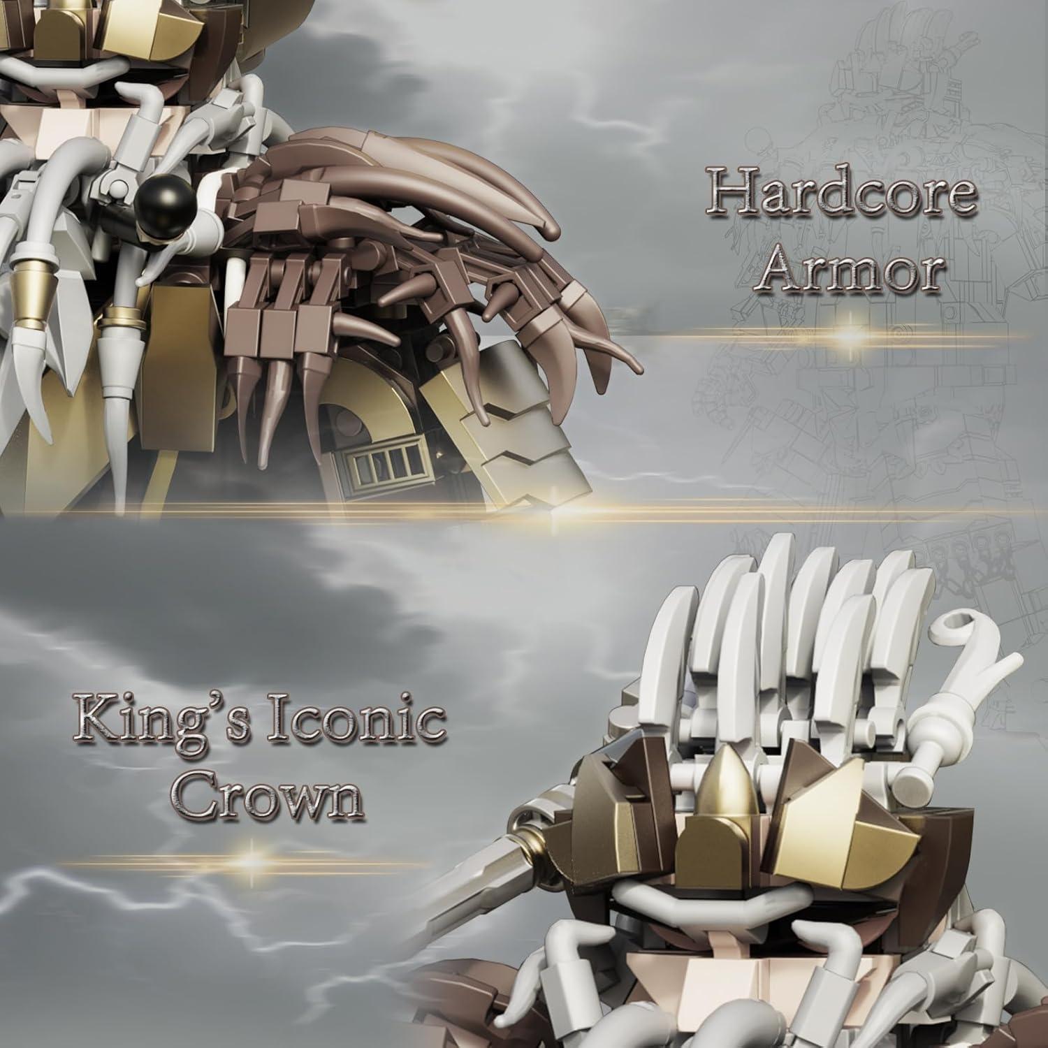 Juego de Bloques de Construcción Rey Enano Mech 1238 Piezas