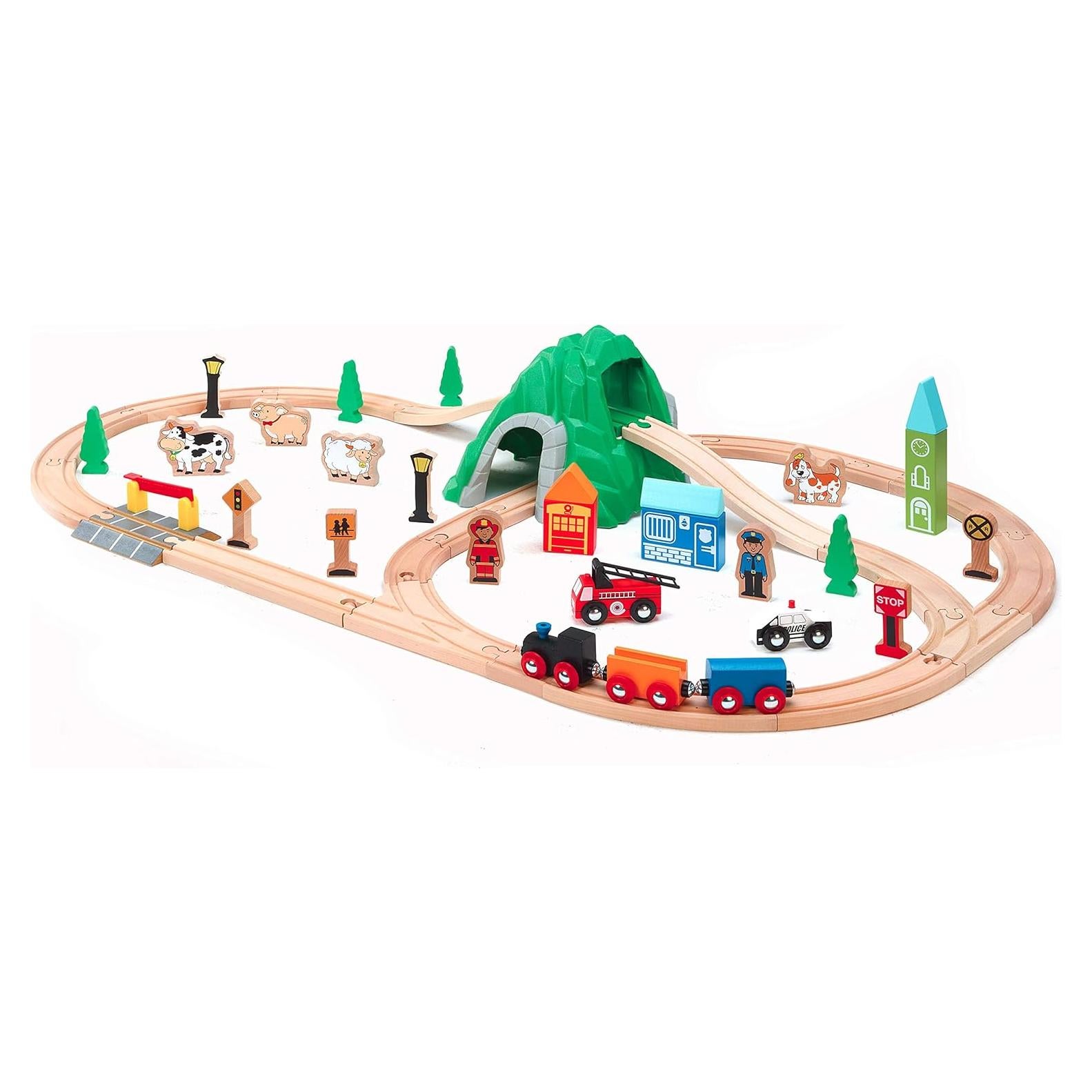 Juego de Trenes Maxim 50 Piezas para Niños 3-12 Años