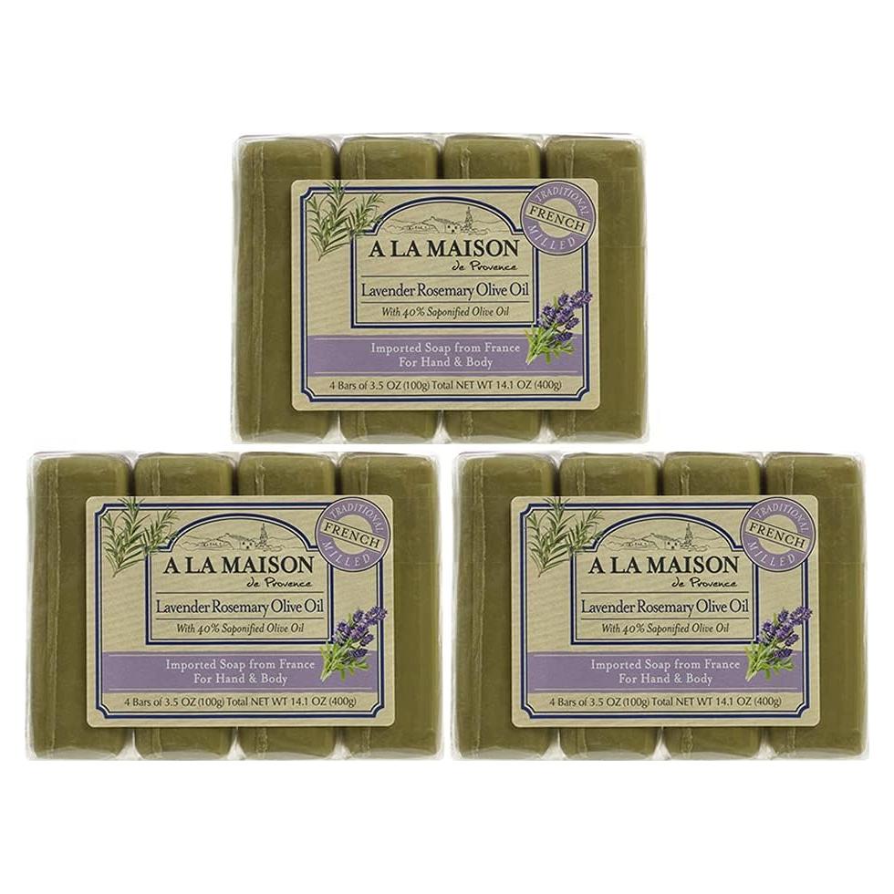 Jabón de Barra A LA MAISON Aceite de Oliva y Lavanda 99g
