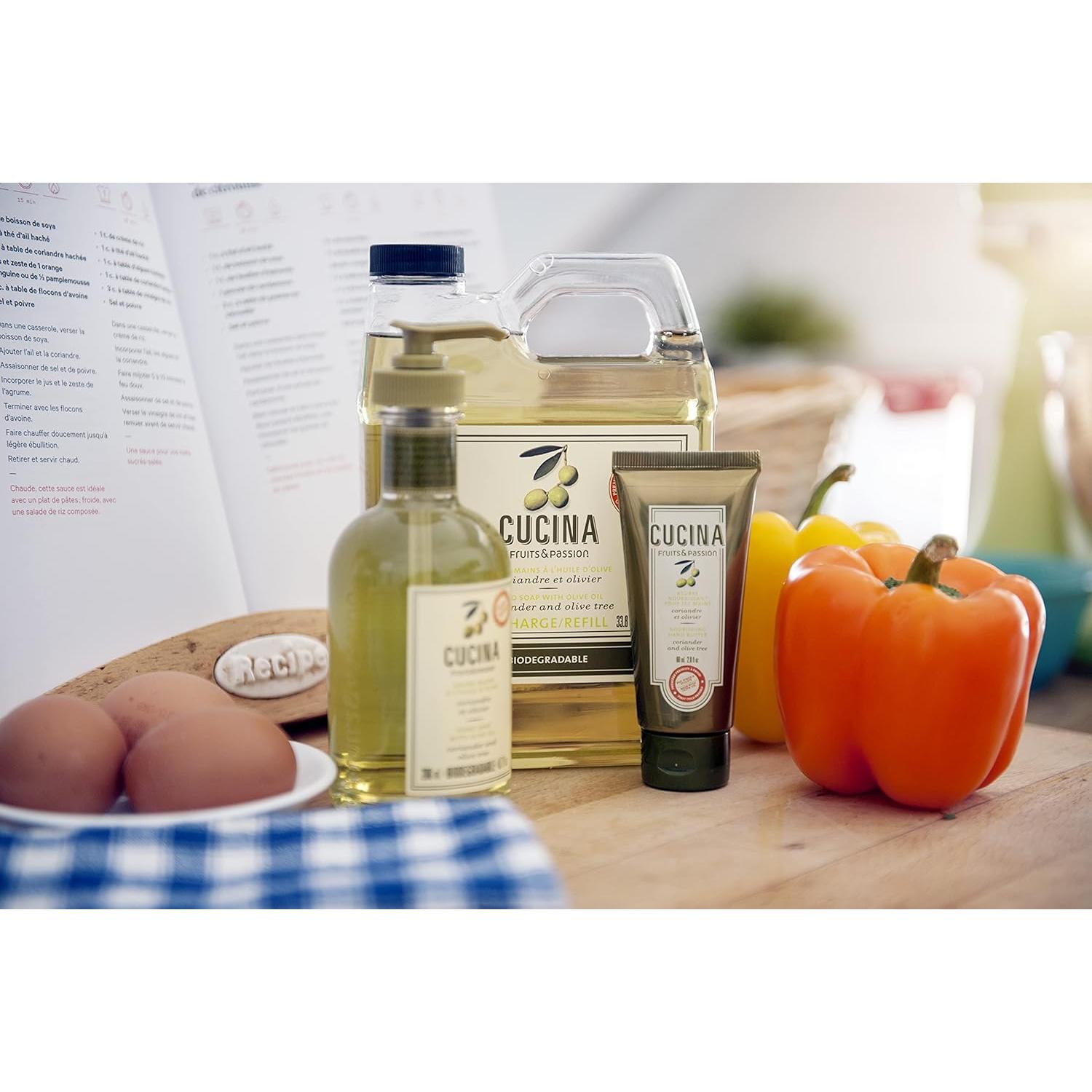 Jabón de Manos Purificante Cucina Fruits and Passion 1000 ml Cilantro y Olivo