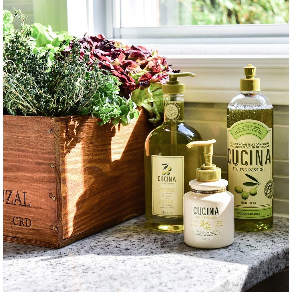 Jabón de Manos Purificante Cucina Fruits and Passion 1000 ml Cilantro y Olivo