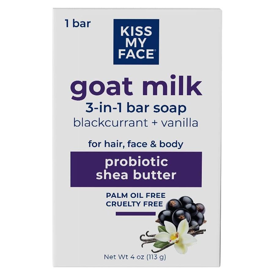 Jabón 3-en-1 Kiss My Face - Grosella Negra y Vainilla - 113g