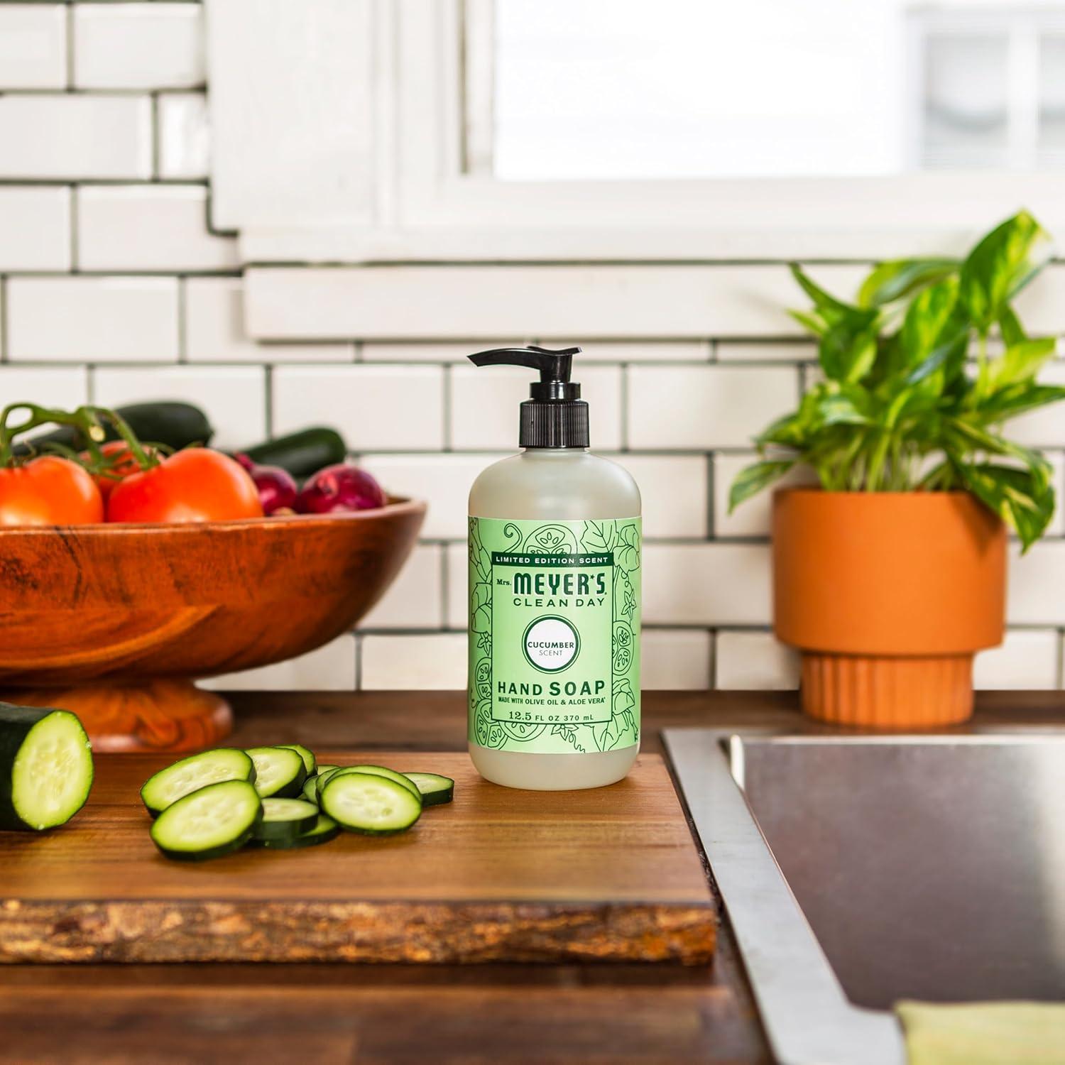 Jabón Líquido de Manos Mrs. Meyer's 354ml Aroma Pepino