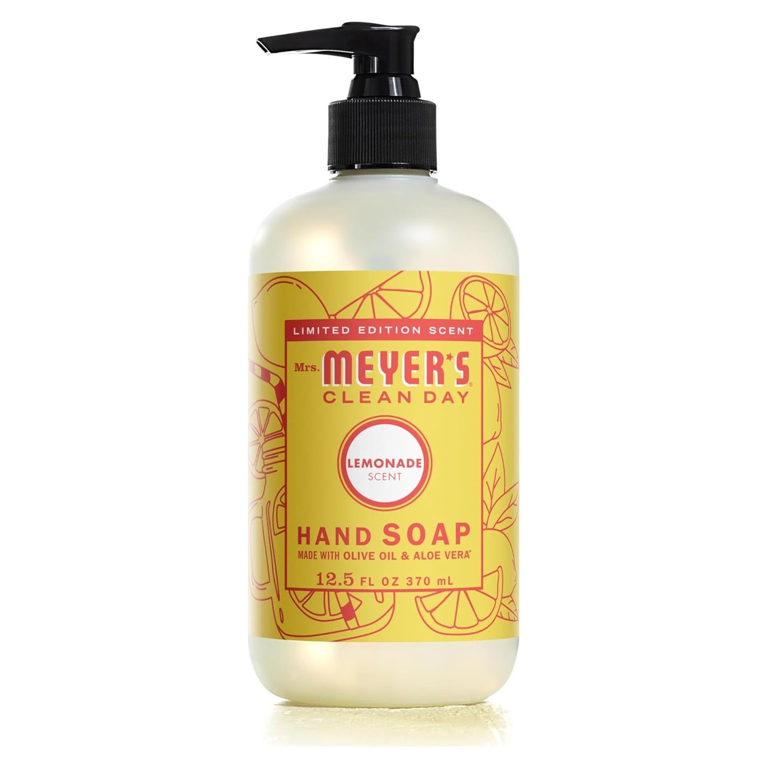 Jabón Líquido de Manos Mrs. Meyer's Limonada 354 ml Biodegradable