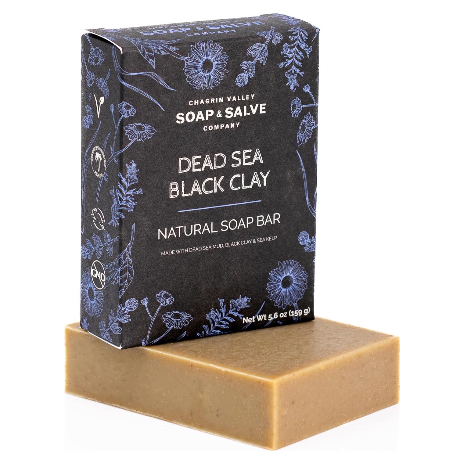 Jabón Natural Chagrin Valley 160g - Arcilla Negra del Mar Muerto