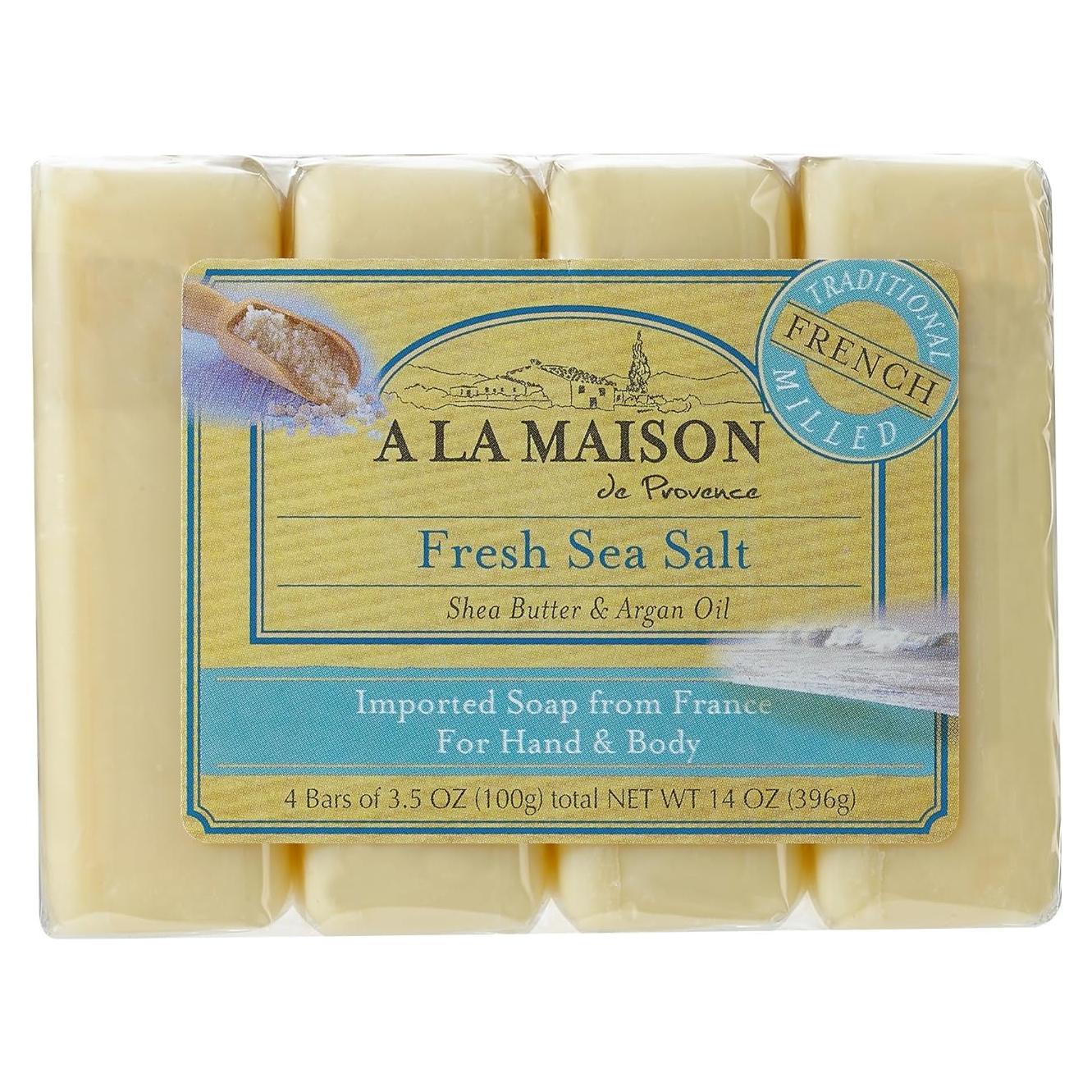 Jabón de Barra A La Maison Sal Marina 3 Unidades 249.5 g