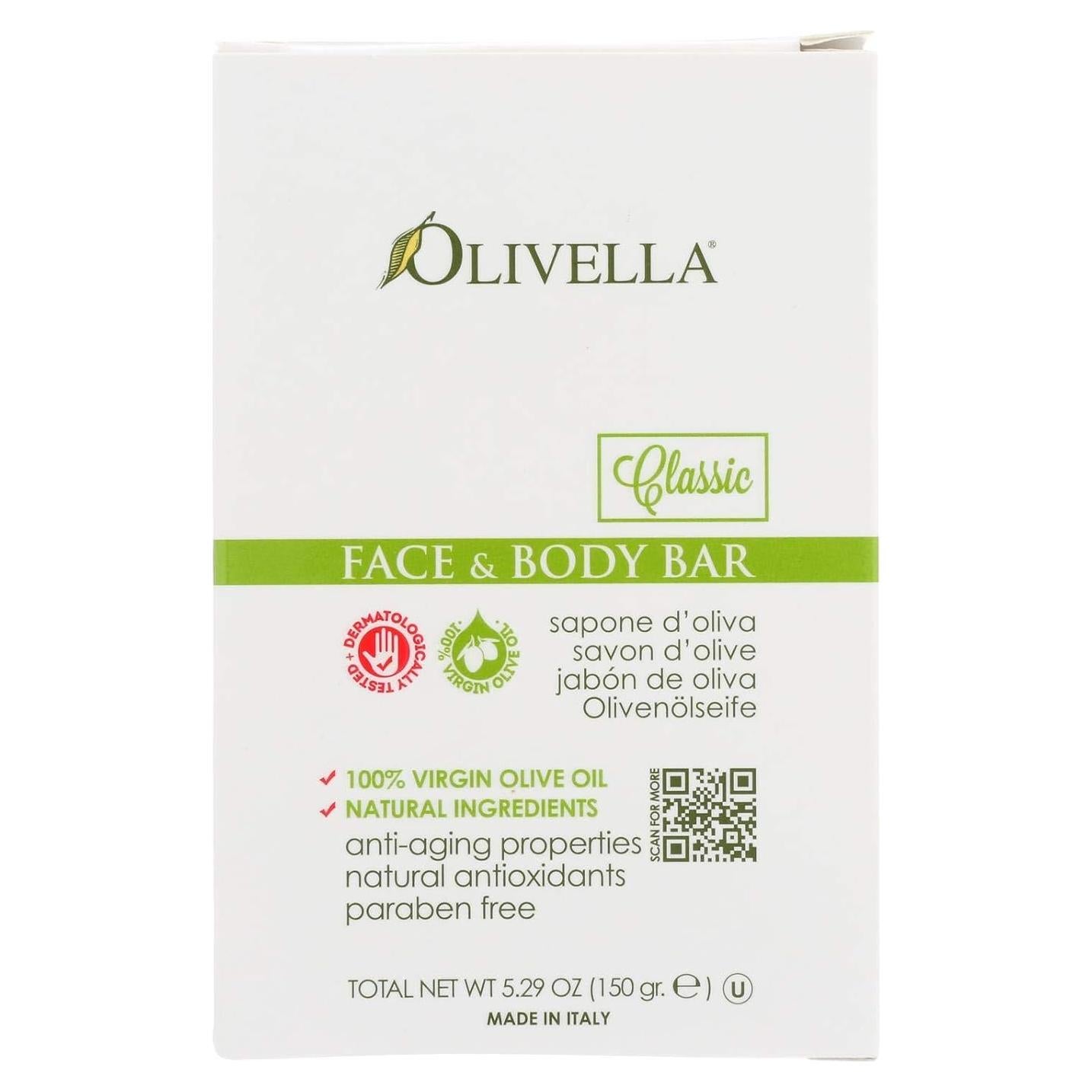 Jabón en Barra Olivella 100% Aceite de Oliva Virgen 150 g