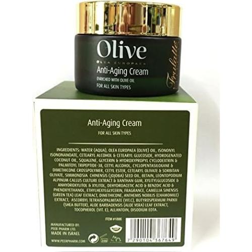 Crema Anti Envejecimiento Olive 50ml con Aceite de Oliva Orgánico