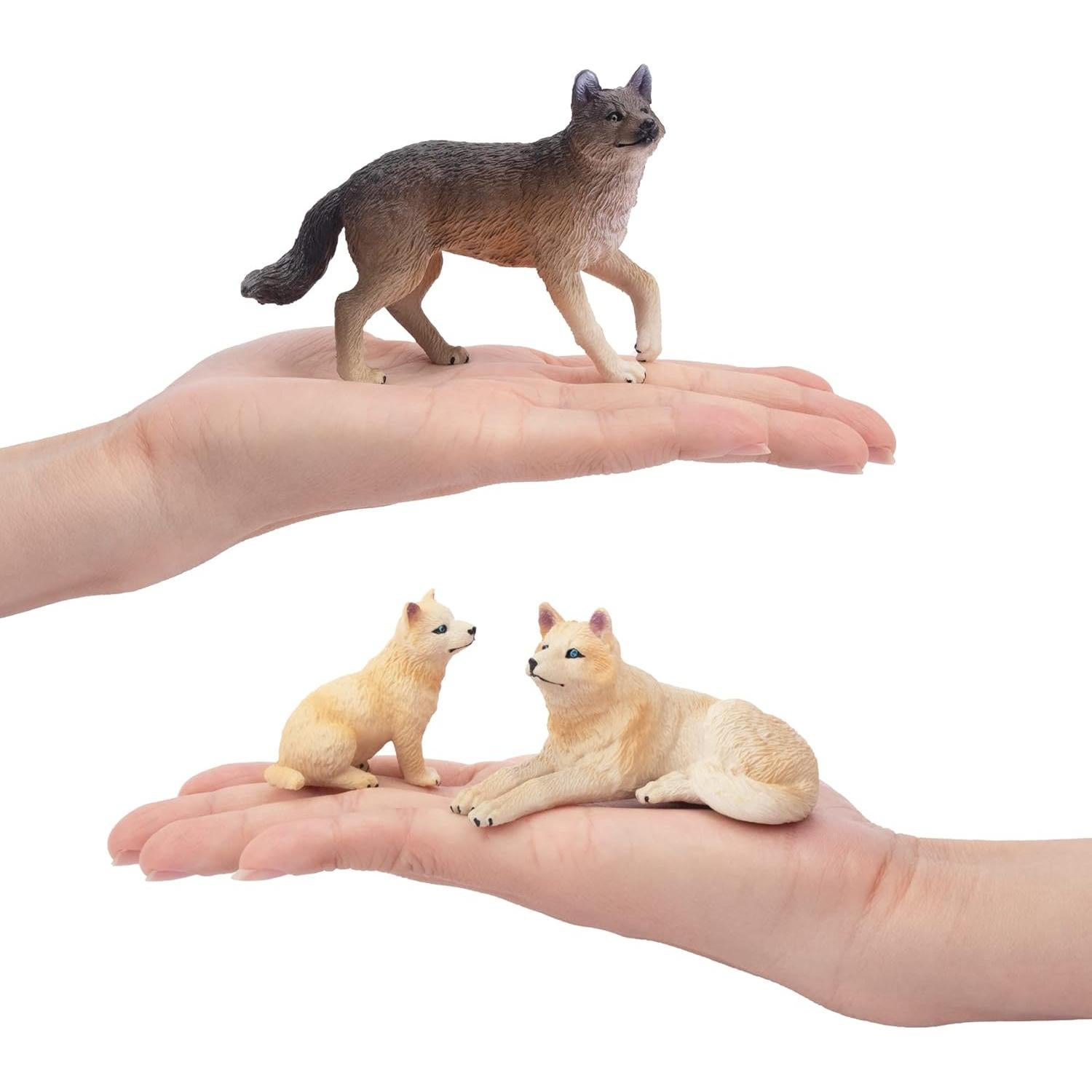 Figuras de Animales Toymany 16PCS Granja y Bosque