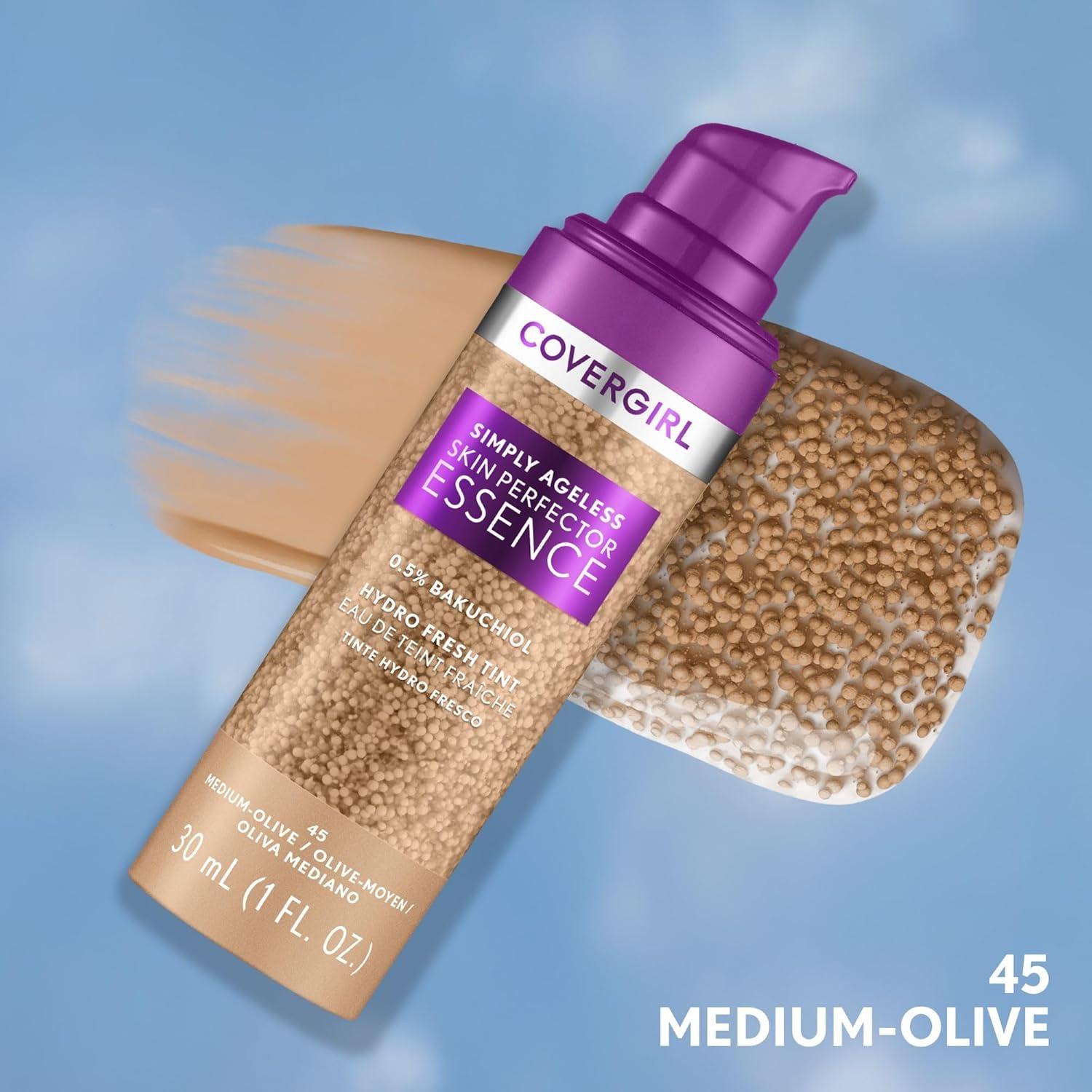 Base de Maquillaje Híbrida Covergirl Simply Ageless 45 Medio-Oliva 28.35g