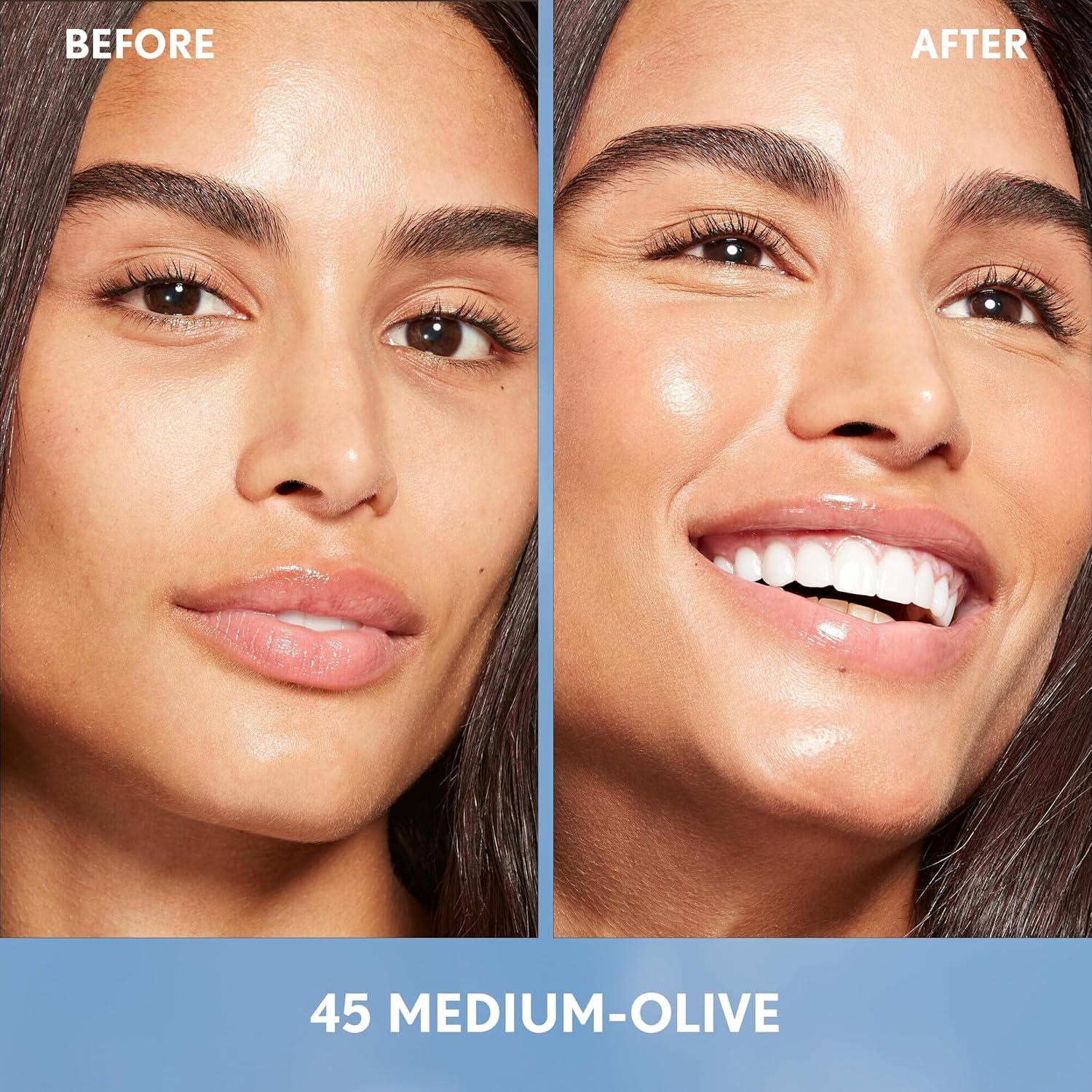 Base de Maquillaje Híbrida Covergirl Simply Ageless 45 Medio-Oliva 28.35g