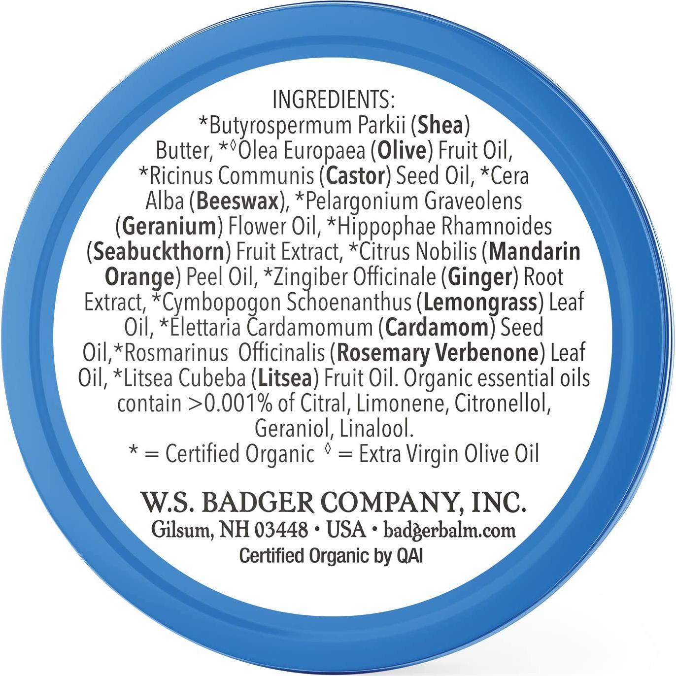 Crema de Cutículas Orgánica Badger 21.26g - Hidratante Natural