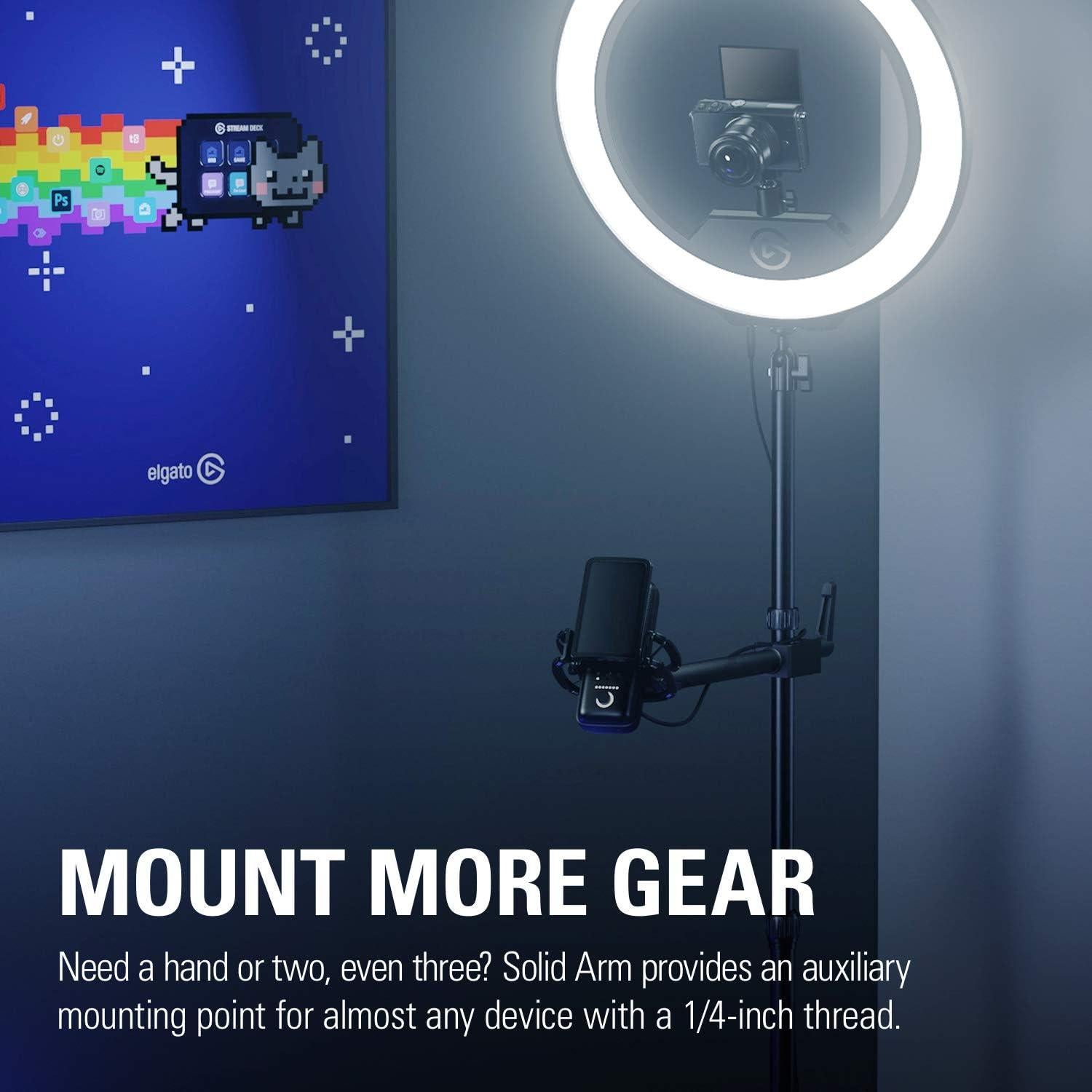 Brazo de Sostenimiento Elgato Solid Arm para Streaming