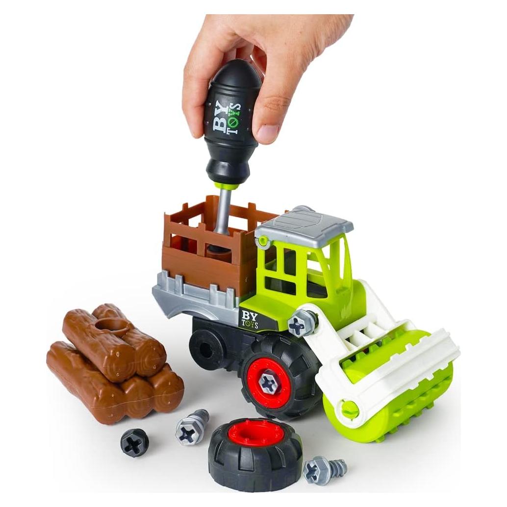 Boley Camión de Granja Desarmable 26 Piezas Juguete STEM