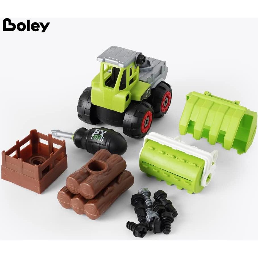 Boley Camión de Granja Desarmable 26 Piezas Juguete STEM