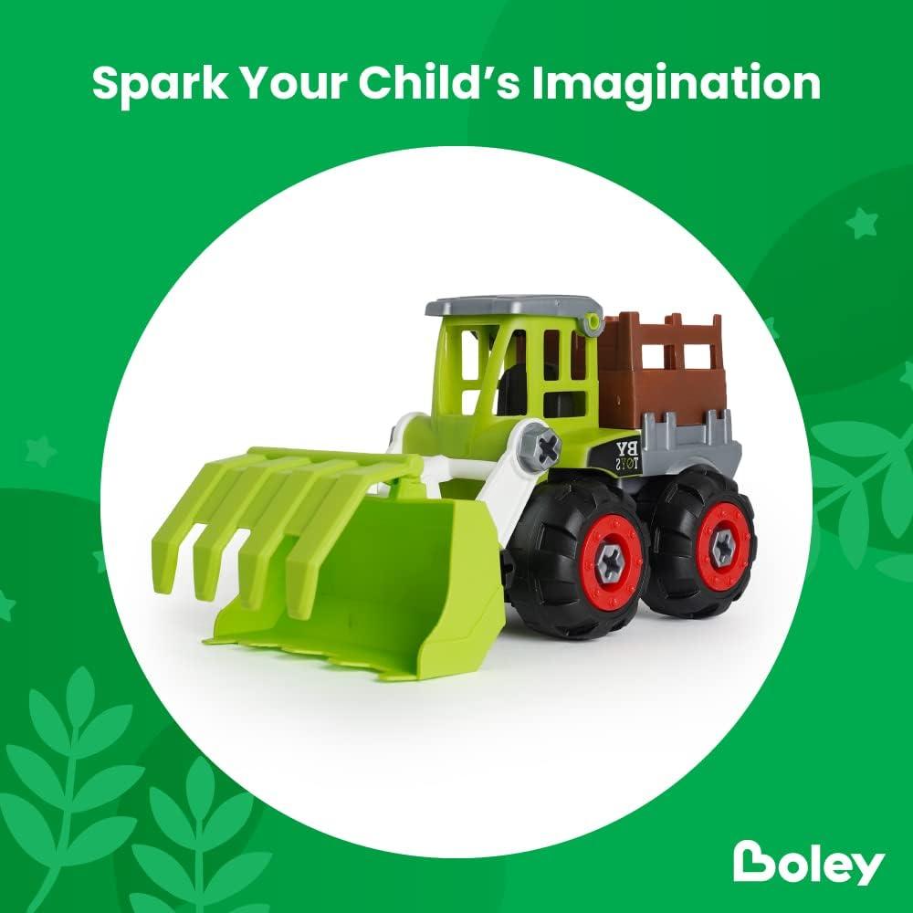 Boley Camión de Granja Desarmable 26 Piezas Juguete STEM
