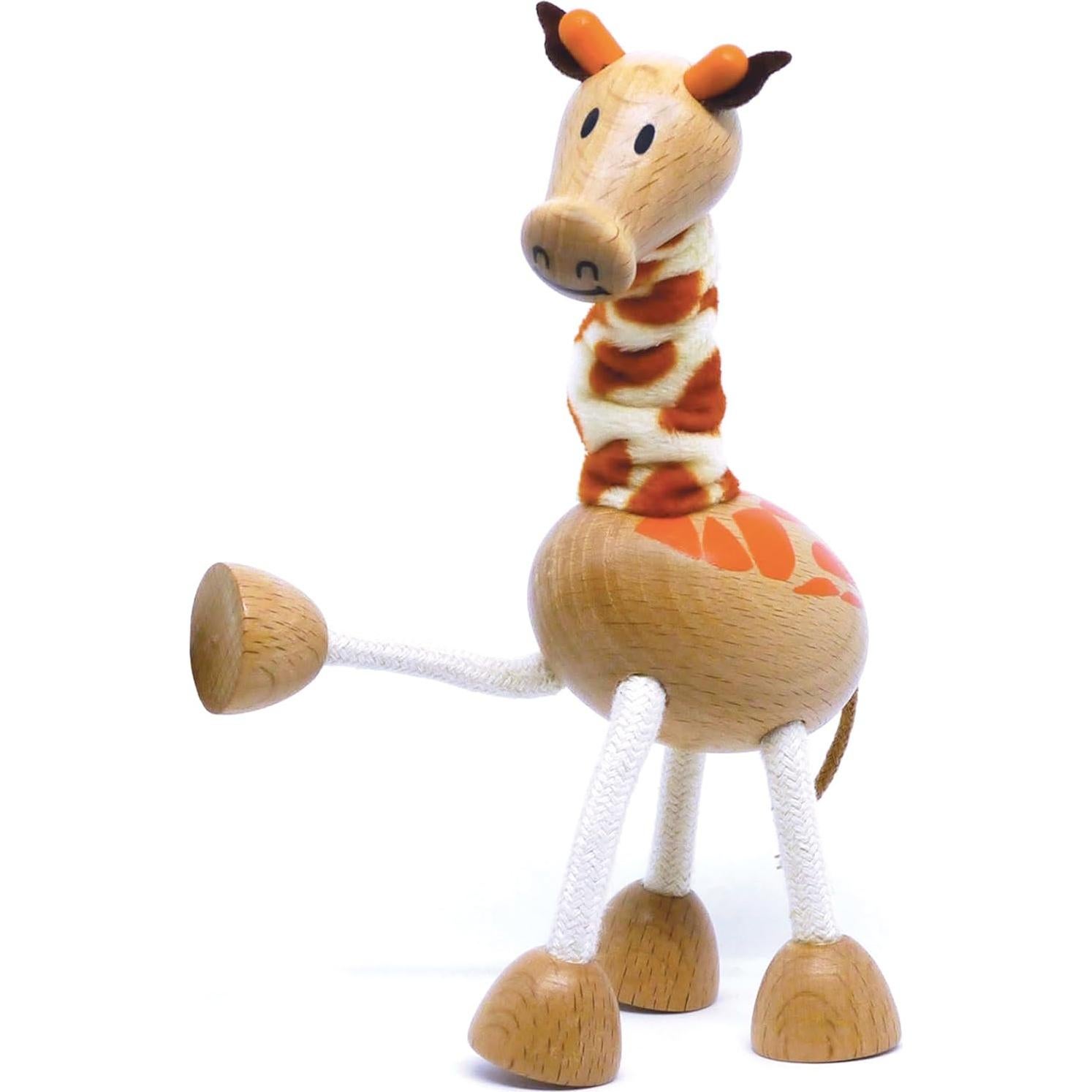 Juguetes de Animales de Madera Anamalz Set de 5 Posables