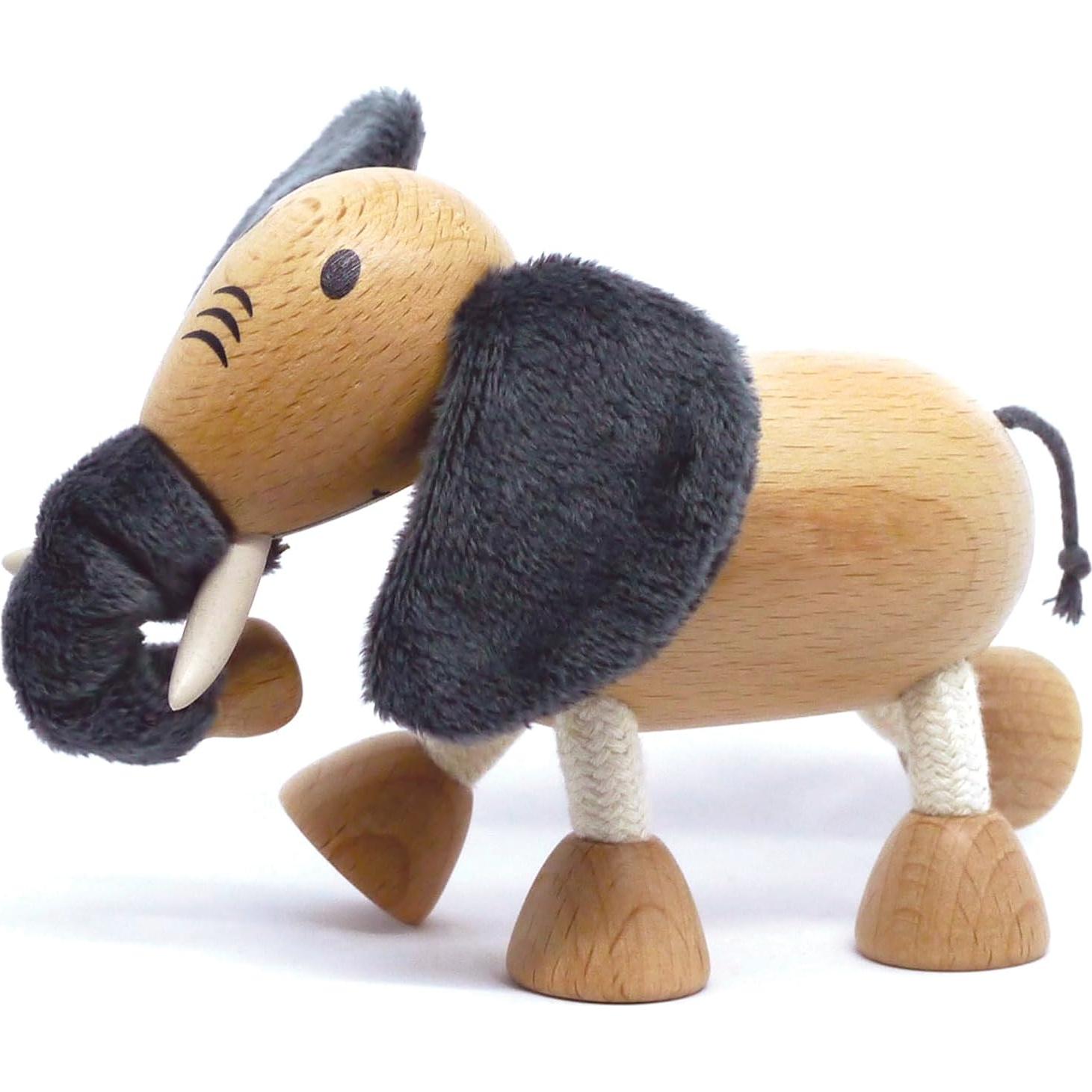 Juguetes de Animales de Madera Anamalz Set de 5 Posables