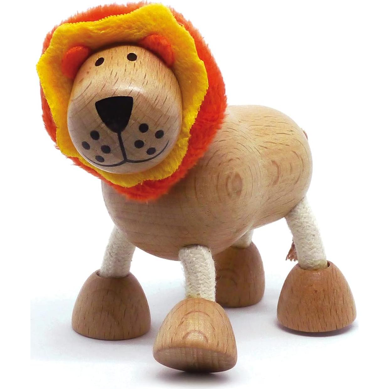 Juguetes de Animales de Madera Anamalz Set de 5 Posables