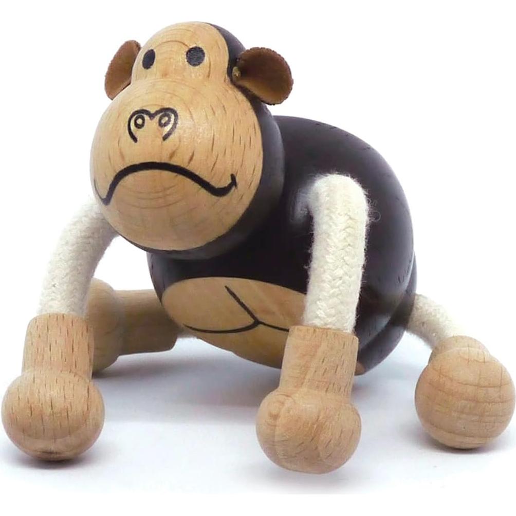 Juguetes de Animales de Madera Anamalz Set de 5 Posables