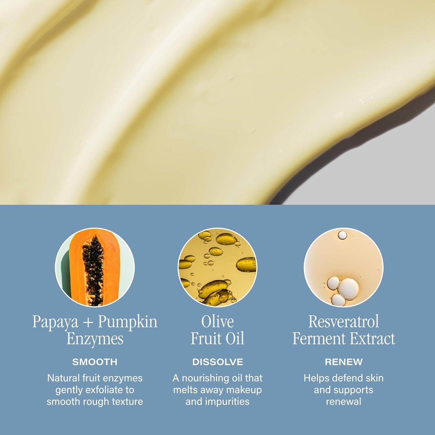 Limpiador Facial Nocturno SKINN 113.4g - Crema Exfoliante