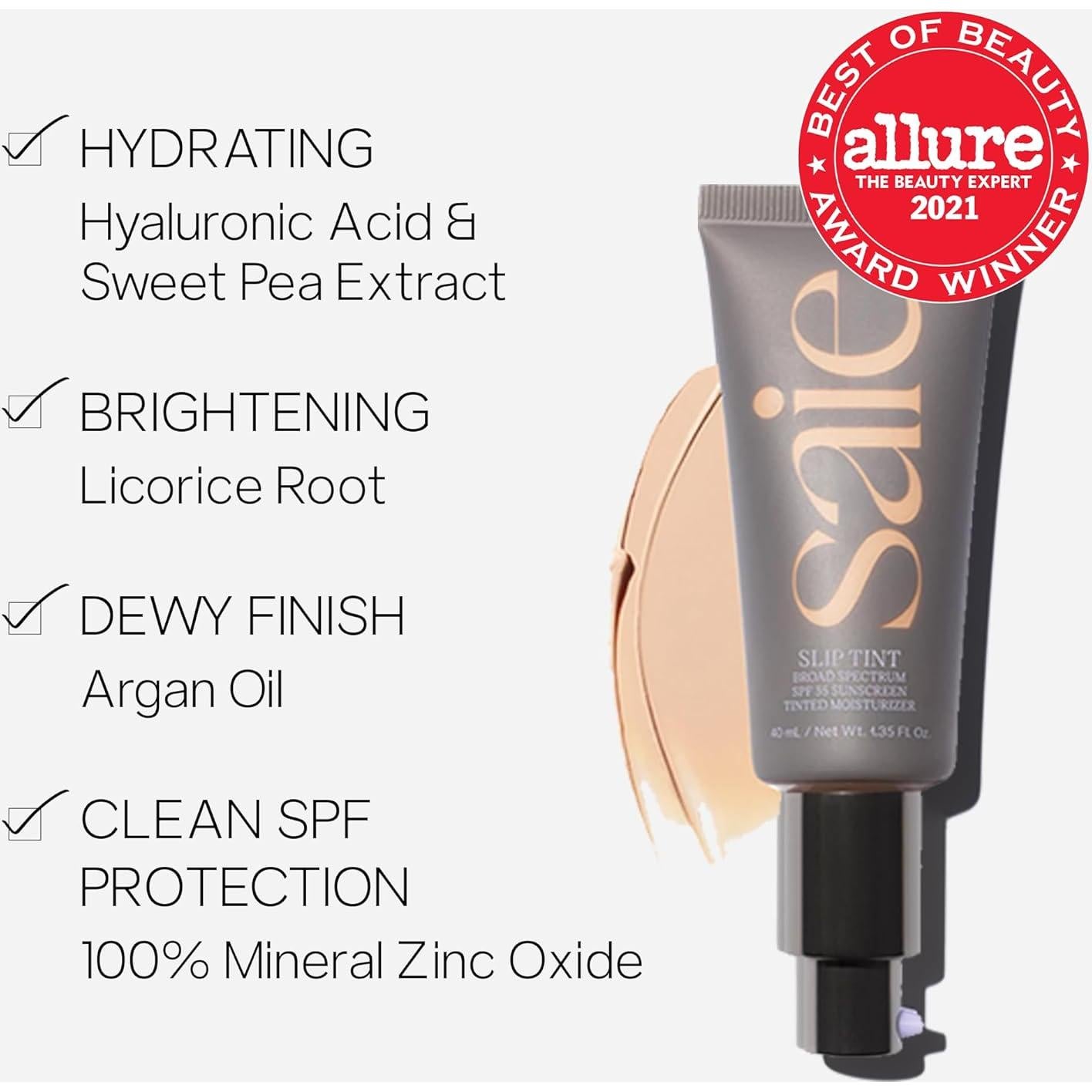 Saie Slip Tint Hidratante Tinte SPF 35 - Sombra 07 (36.3 g)