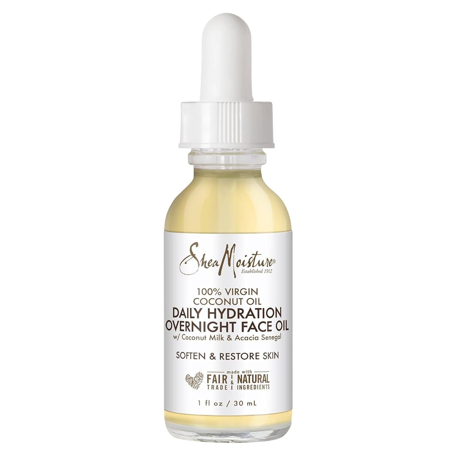 Aceite Facial SheaMoisture 100% Coco Virgen 29.57 ml Hidratante