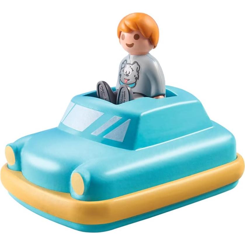 Coche Push & Go Playmobil 1.2.3 con figura 0-4 años