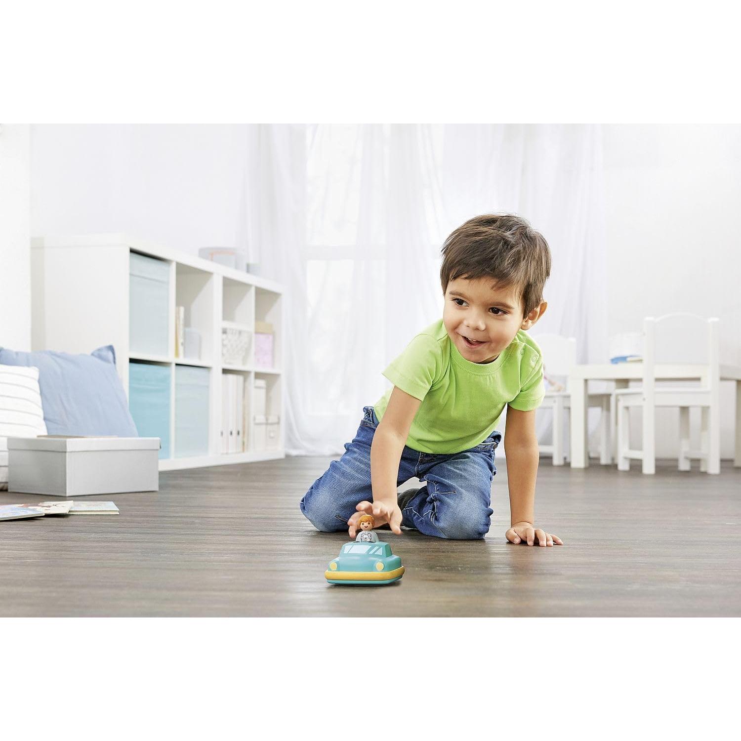 Coche Push & Go Playmobil 1.2.3 con figura 0-4 años