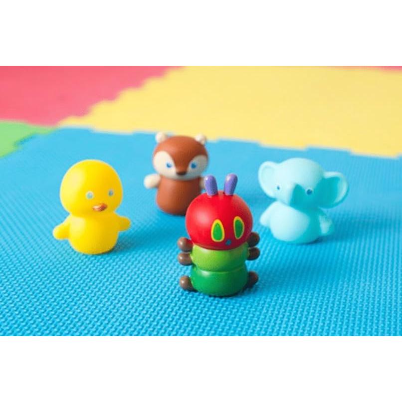Eric Carle 4 Piece Finger Puppet Set, Very Hungry Caterpillar and Friends, Oversized, Multi-Colored