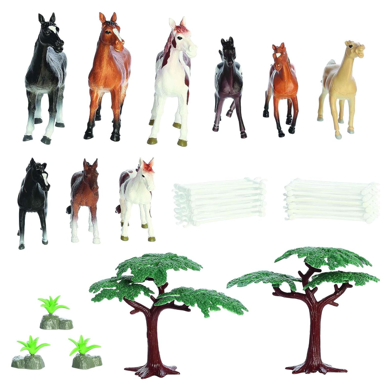 Conjunto de Figuras de Caballo Aurora Toys 29 Piezas