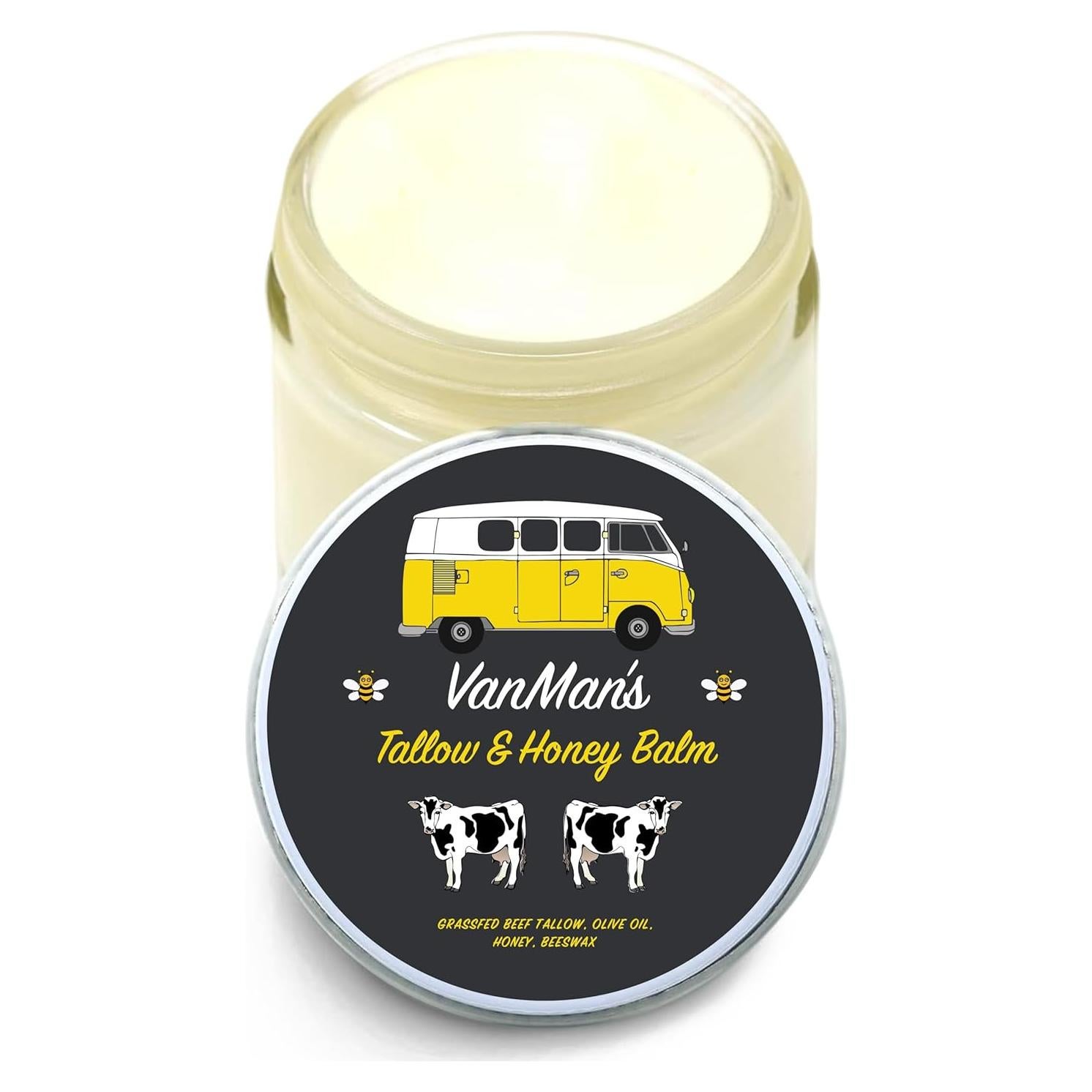 Bálsamo Hidratante Facial Vanman's 170g - Sebo de Res y Miel