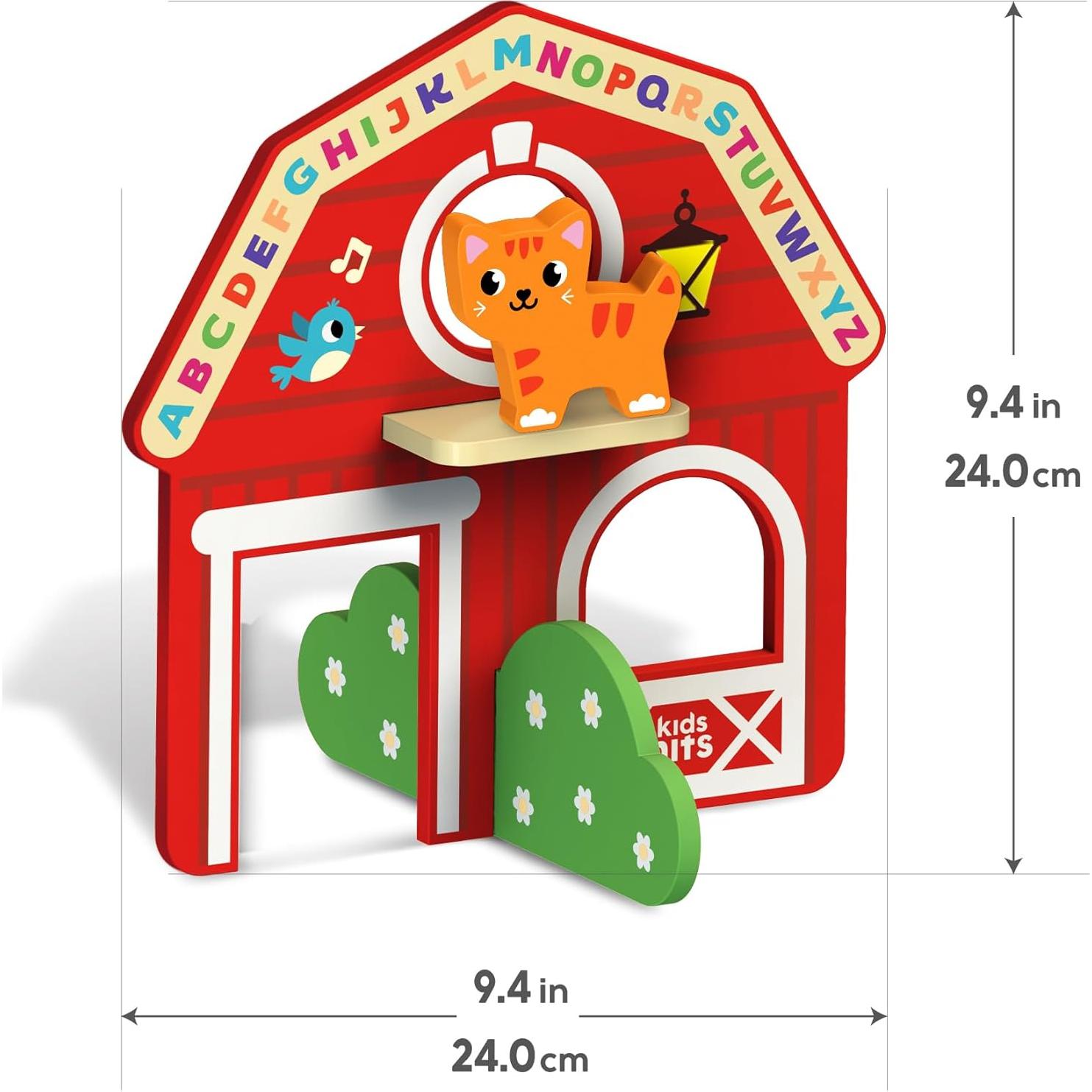 Juego de Granja de Madera Kids Hits - Set 11 Piezas Ecológico