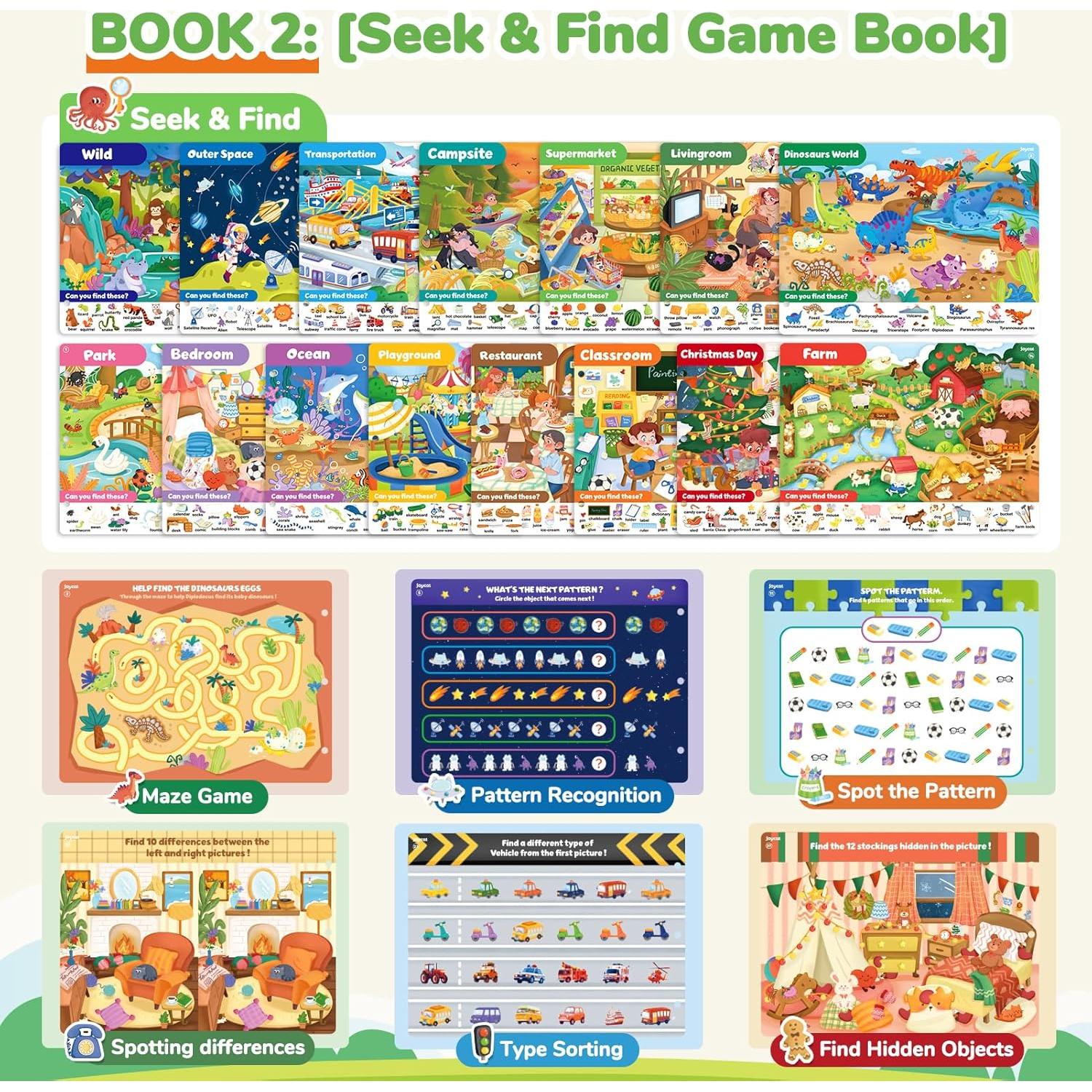 Libro Ocupado JoyCat Animales de Granja 15 Actividades