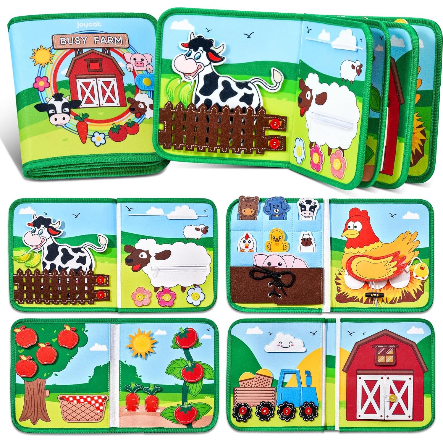 Libro Ocupado JoyCat Animales de Granja 15 Actividades