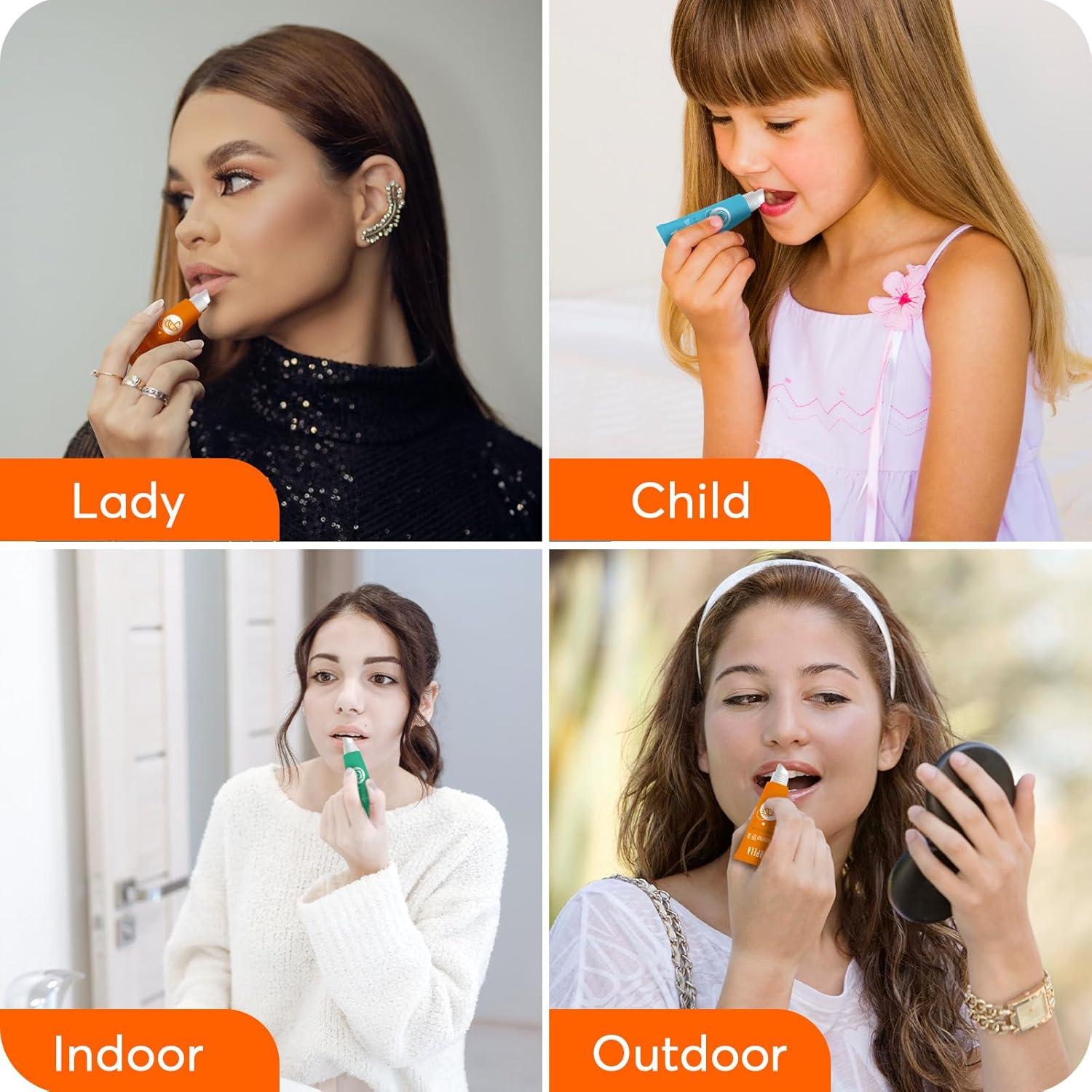 Bálsamo Labial Yopela 3-Pack Hidratante y SPF 30 - 9 Tubos