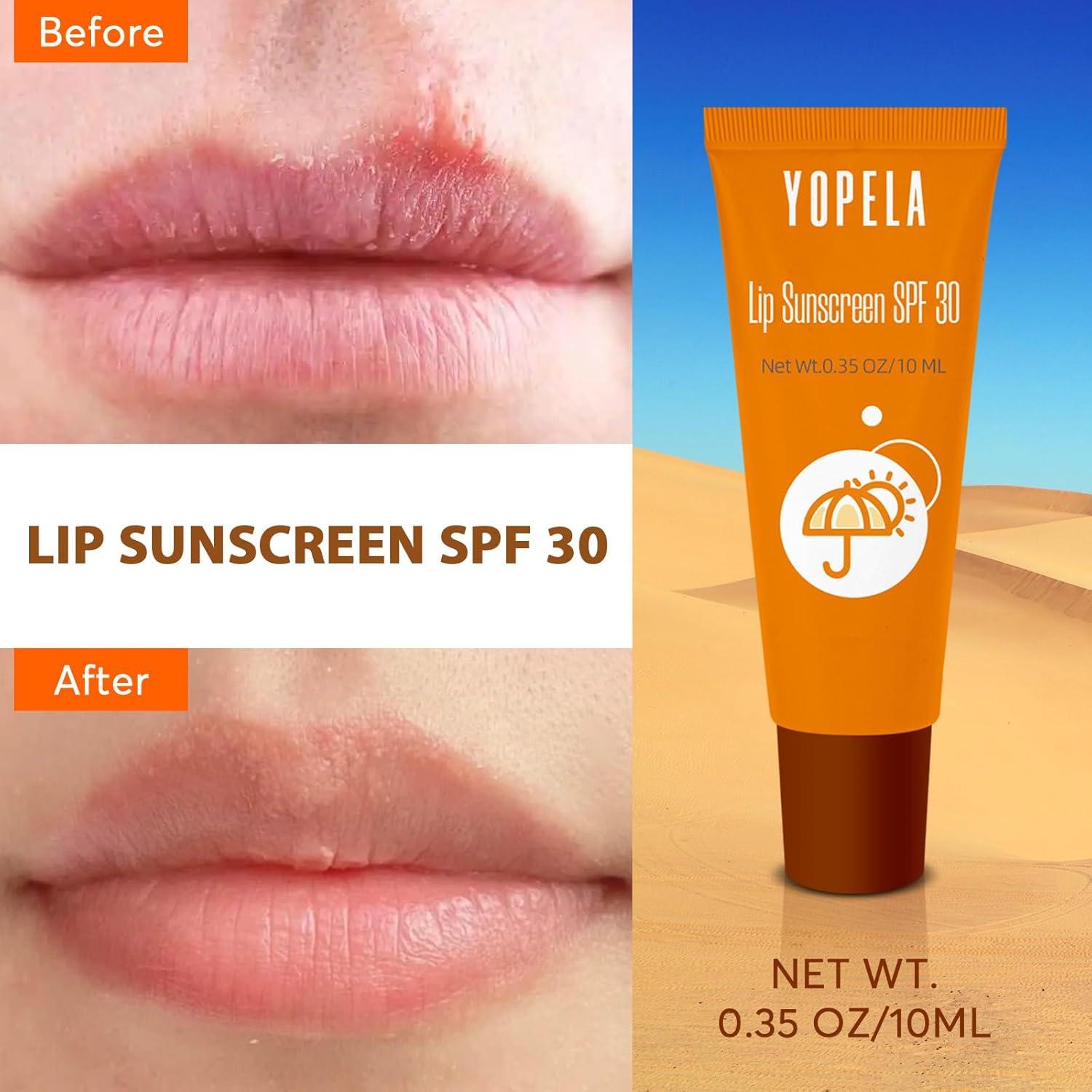 Bálsamo Labial Yopela 3-Pack Hidratante y SPF 30 - 9 Tubos