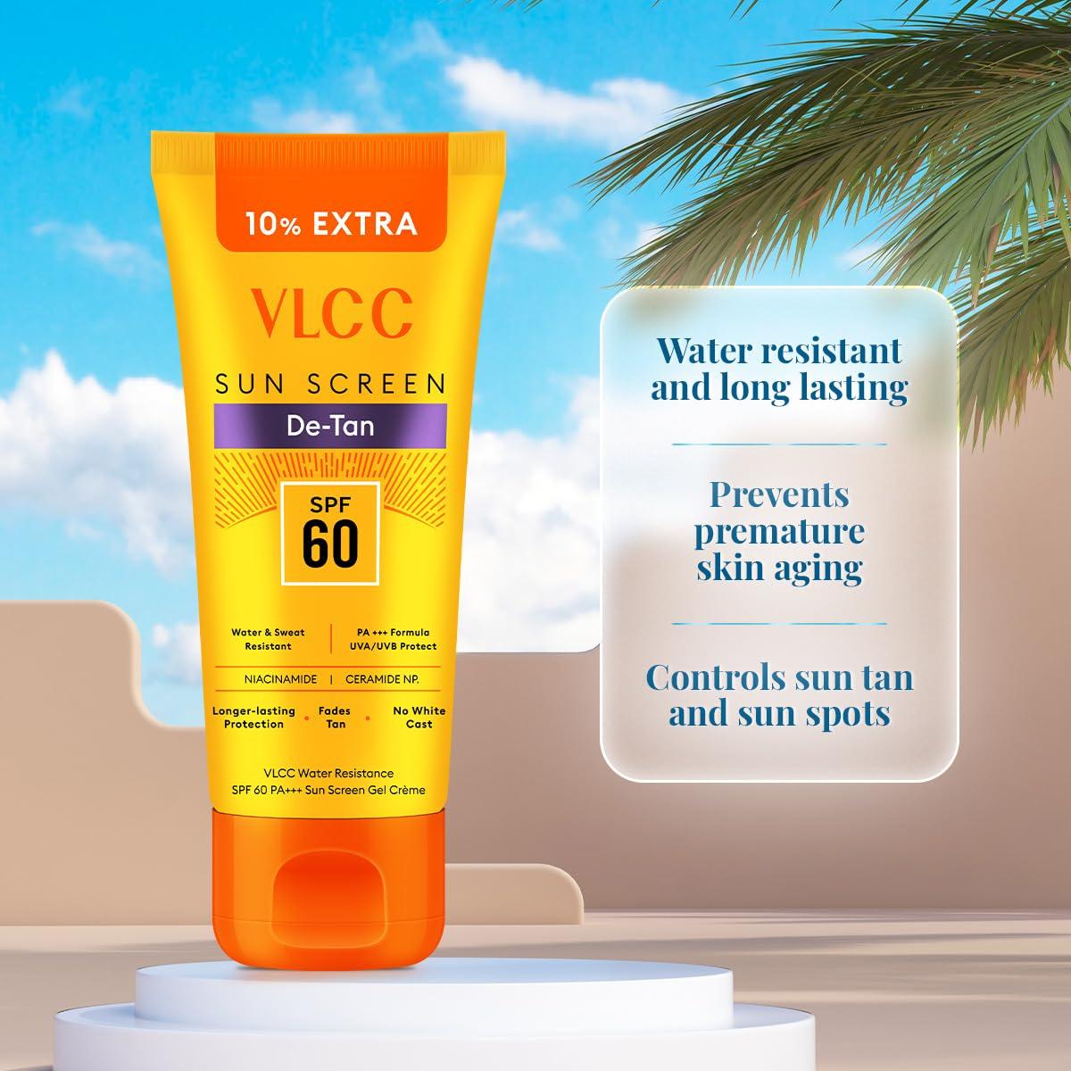 Gel Crema Solar VLCC Resistente al Agua SPF60 100g